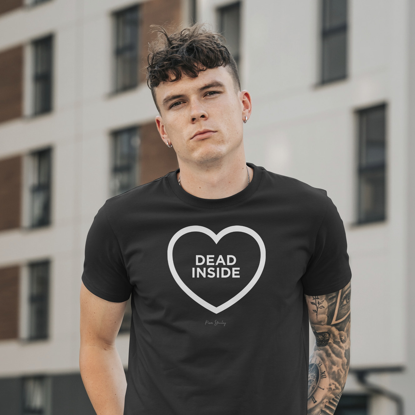 Dead Inside, Black T-Shirt product thumbnail image Dead Inside, Black T-Shirt product thumbnail image