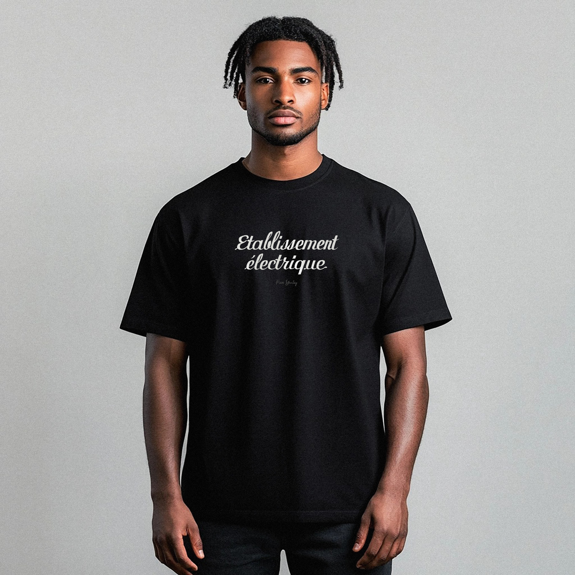 Etablissement électrique, Black T-Shirt product thumbnail image Etablissement électrique, Black T-Shirt product thumbnail image