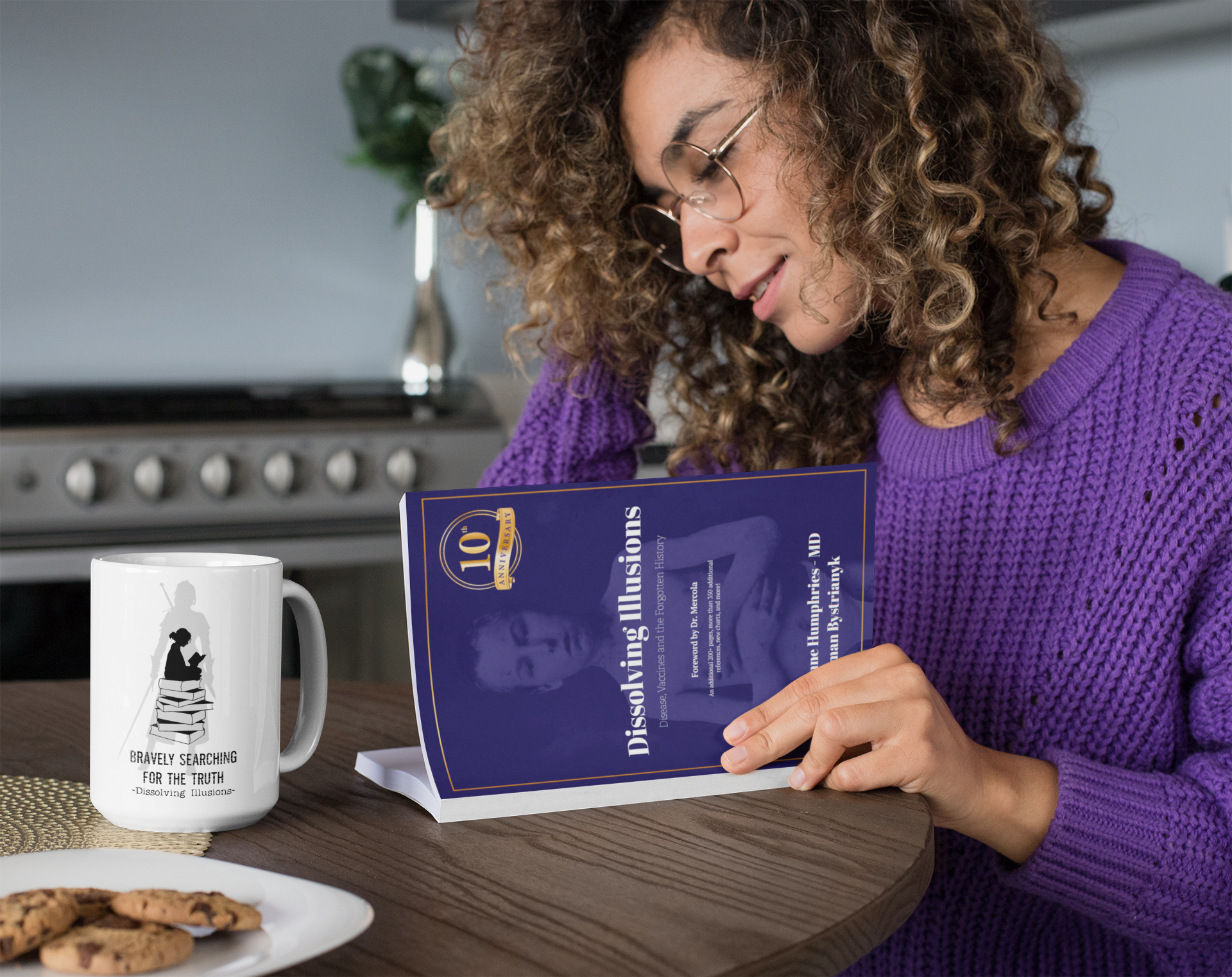 Dissolving Illusions Bravely Searching for the Truth Ceramic Mug 15oz product thumbnail image Dissolving Illusions Bravely Searching for the Truth Ceramic Mug 15oz product thumbnail image