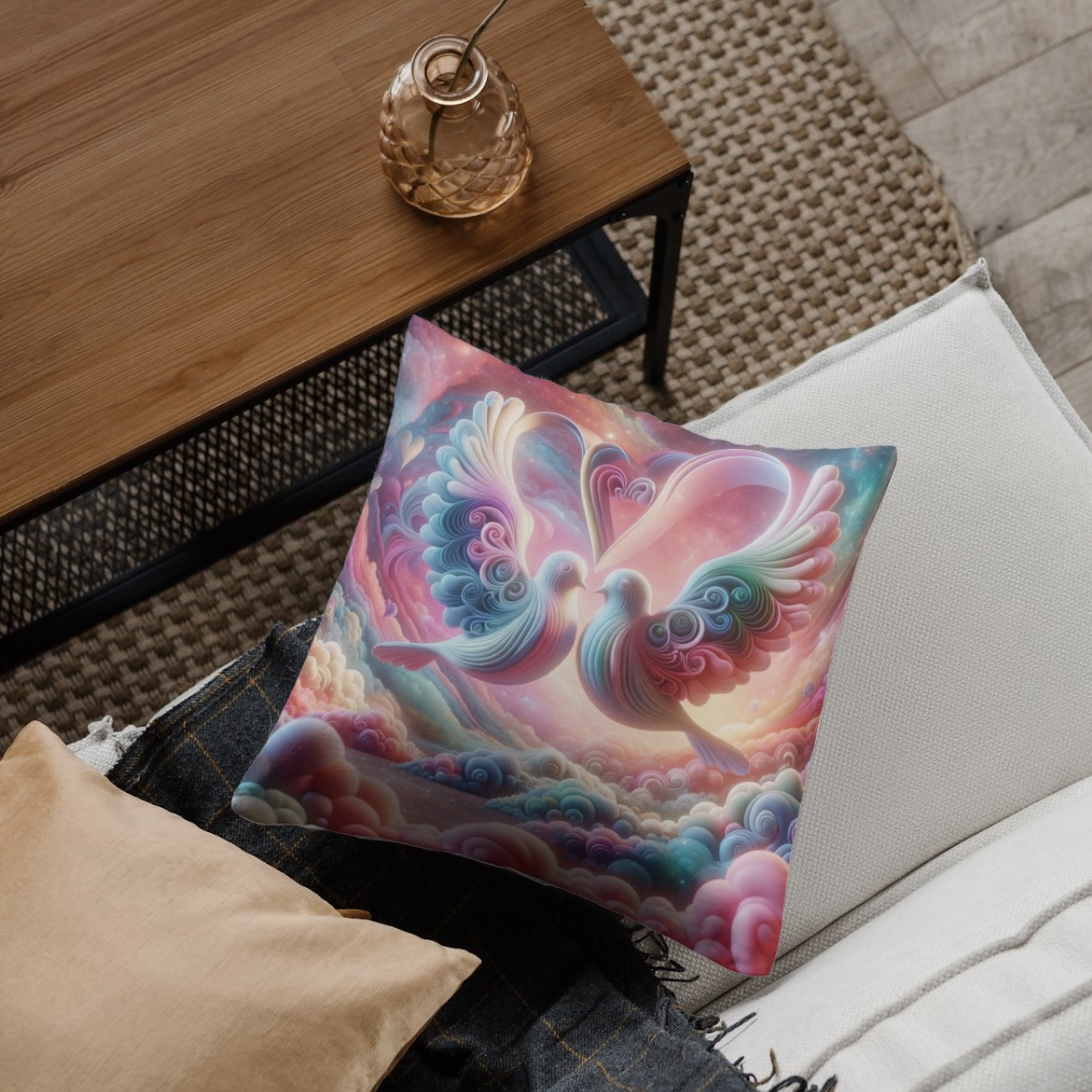 Spun Polyester Square Pillow Spun Polyester Square Pillow