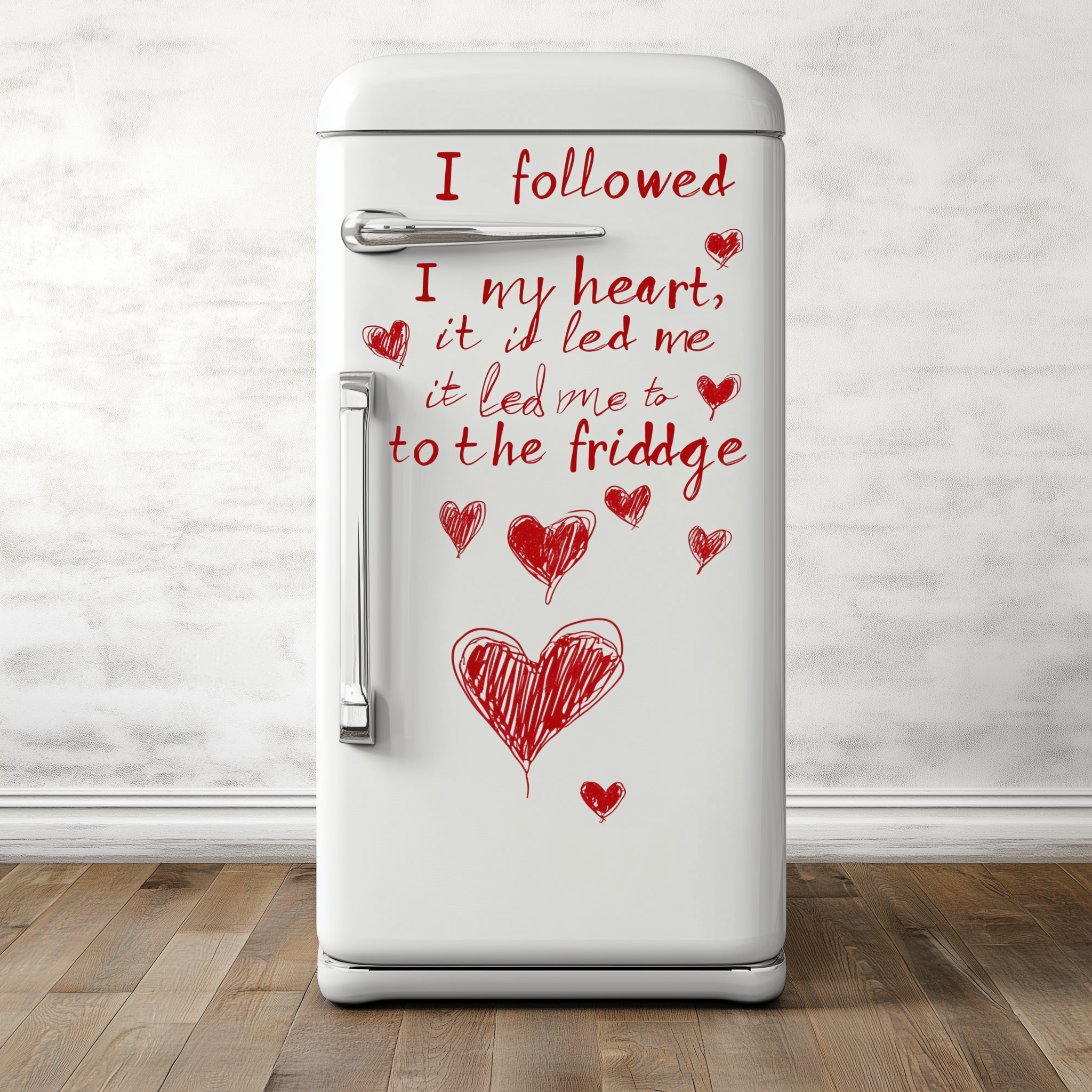 "I Followed My Heart It Lead Me To The Fridge" Women's Softstyle Tee product thumbnail image "I Followed My Heart It Lead Me To The Fridge" Women's Softstyle Tee product thumbnail image