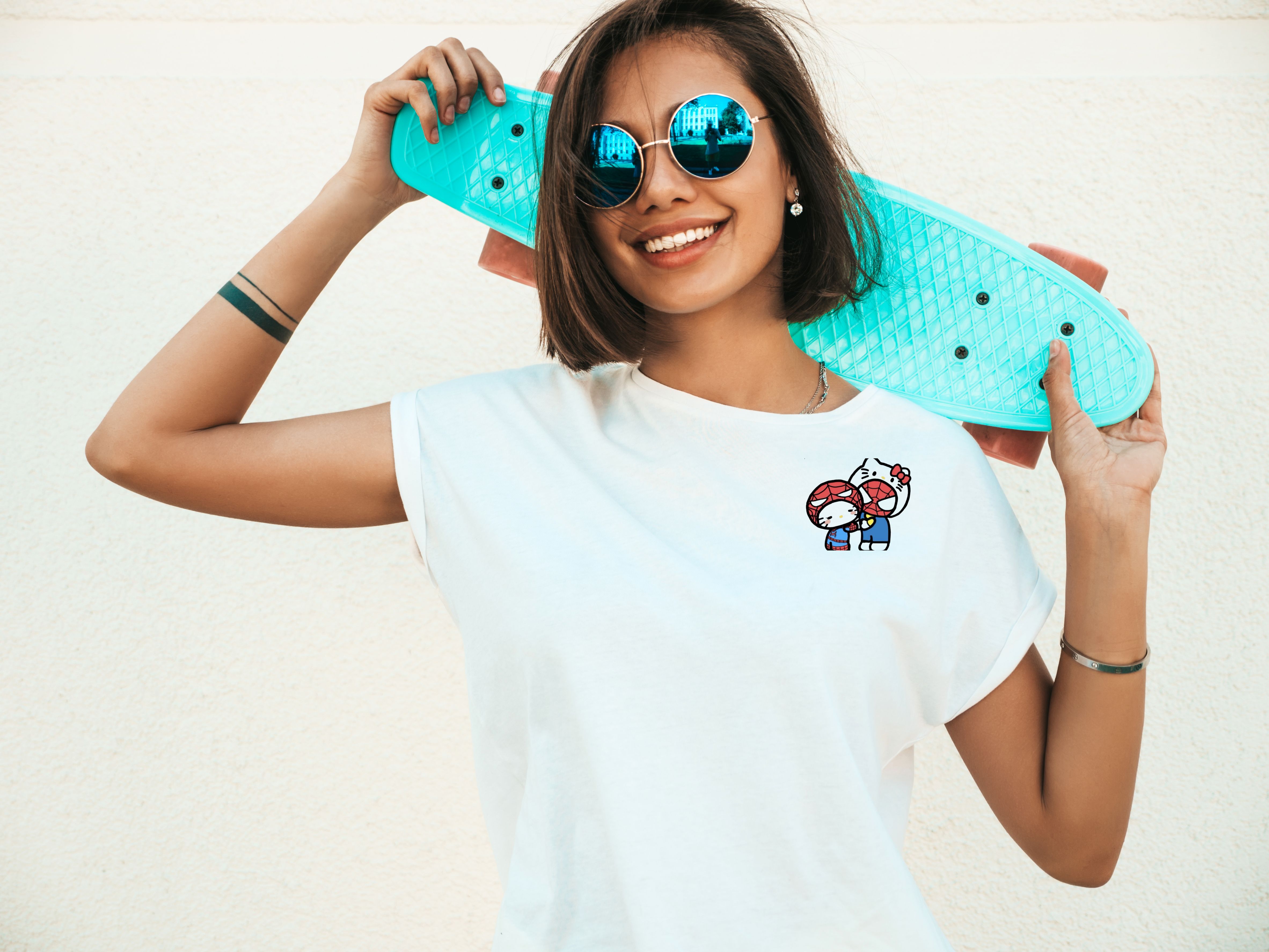 Essence Hello Kitty X Spider-Man Heavy Cotton Tee product thumbnail image Essence Hello Kitty X Spider-Man Heavy Cotton Tee product thumbnail image