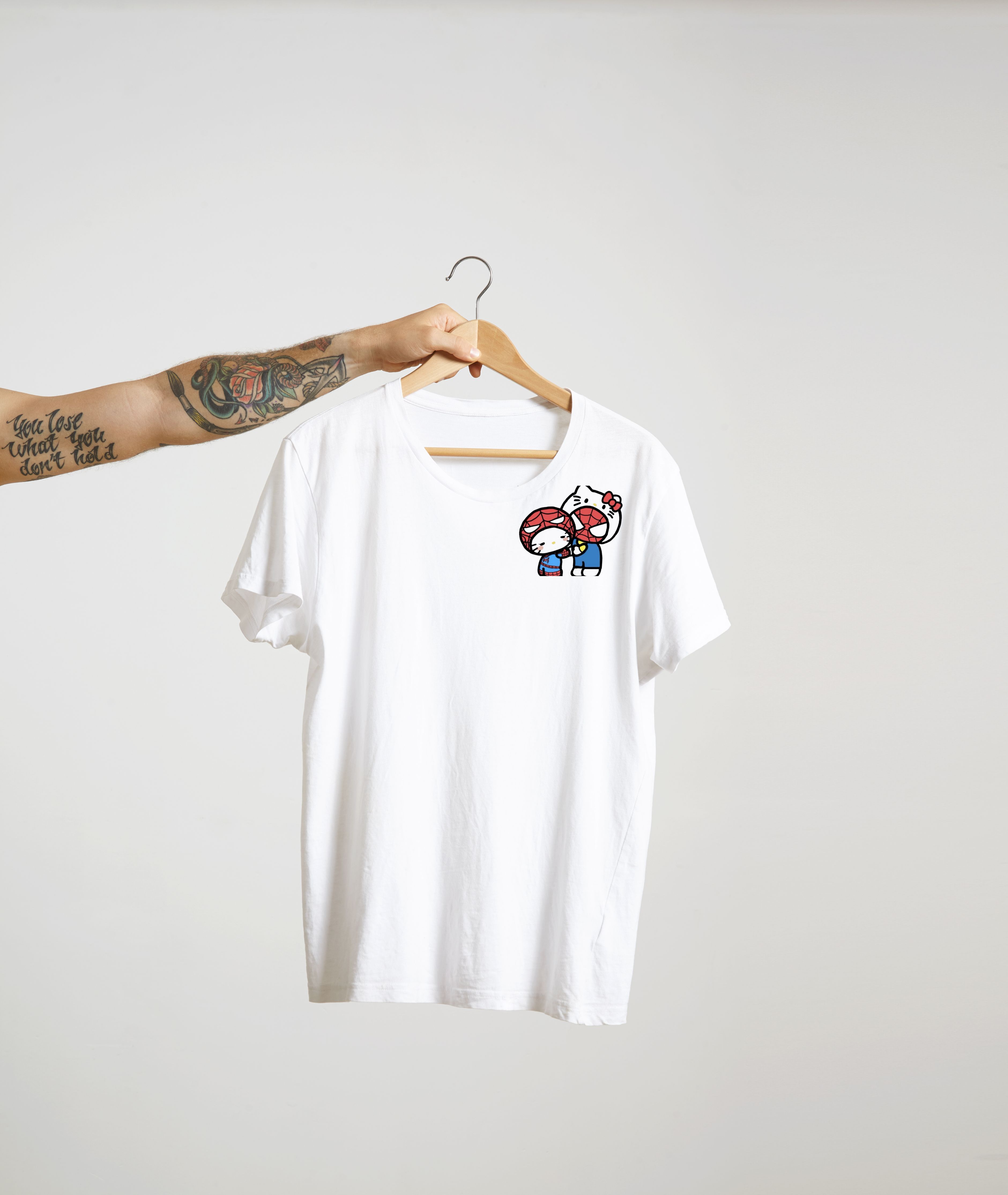 Essence Hello Kitty X Spider-Man Heavy Cotton Tee product thumbnail image Essence Hello Kitty X Spider-Man Heavy Cotton Tee product thumbnail image