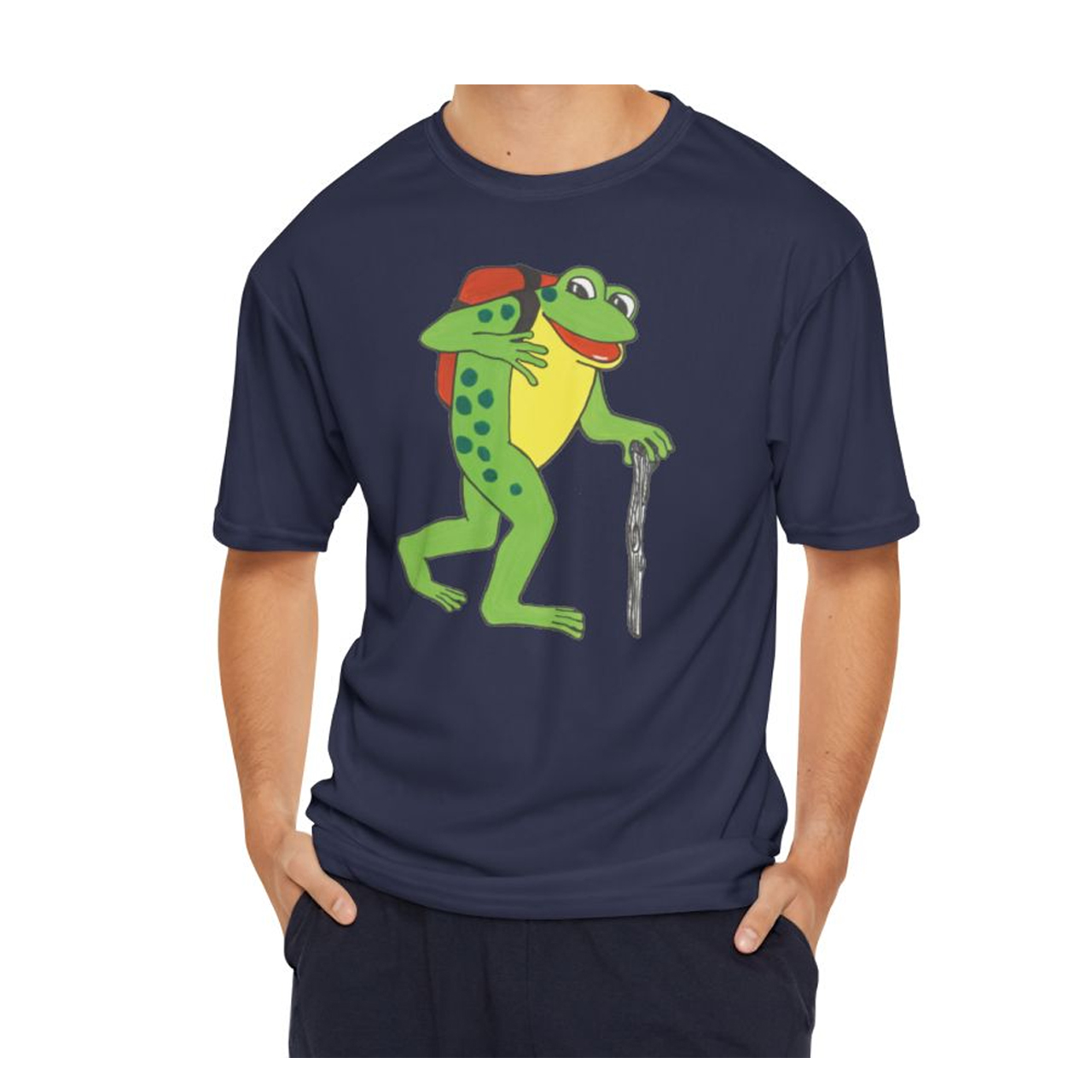 Unisex Performance Long Sleeve Shirt - Hiking Frog product thumbnail image