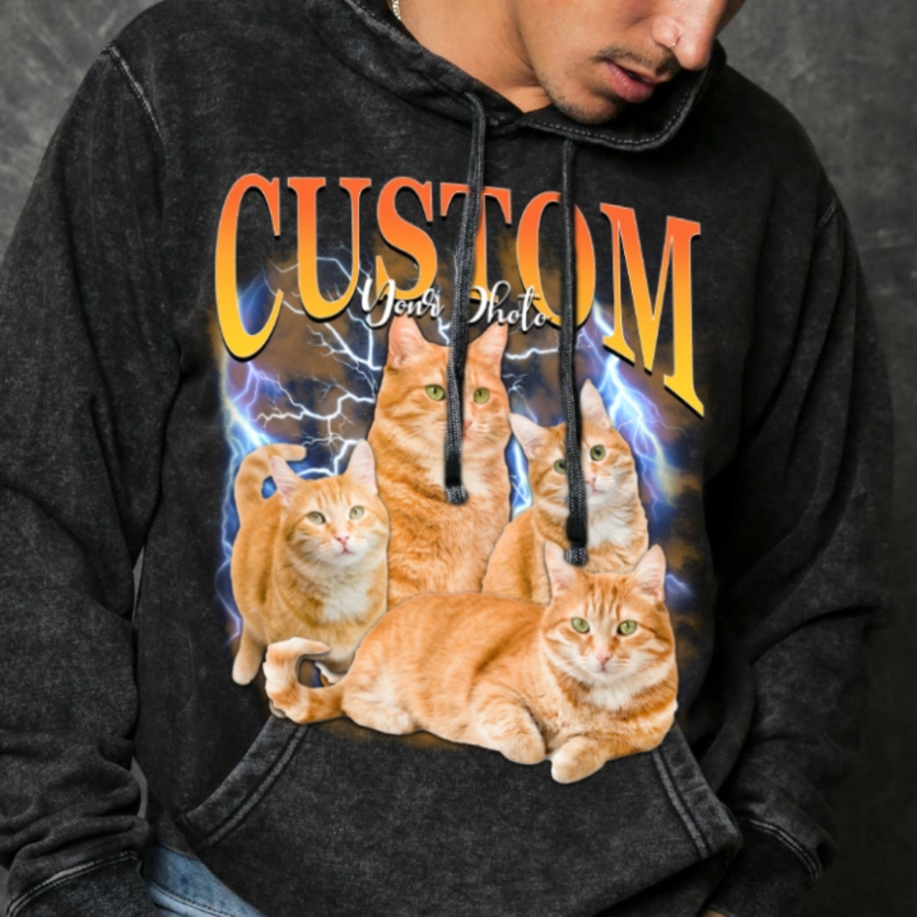 Create Your Custom Pet Hoodie!❤️Express your love, show off your furry friend🤩 product thumbnail image
