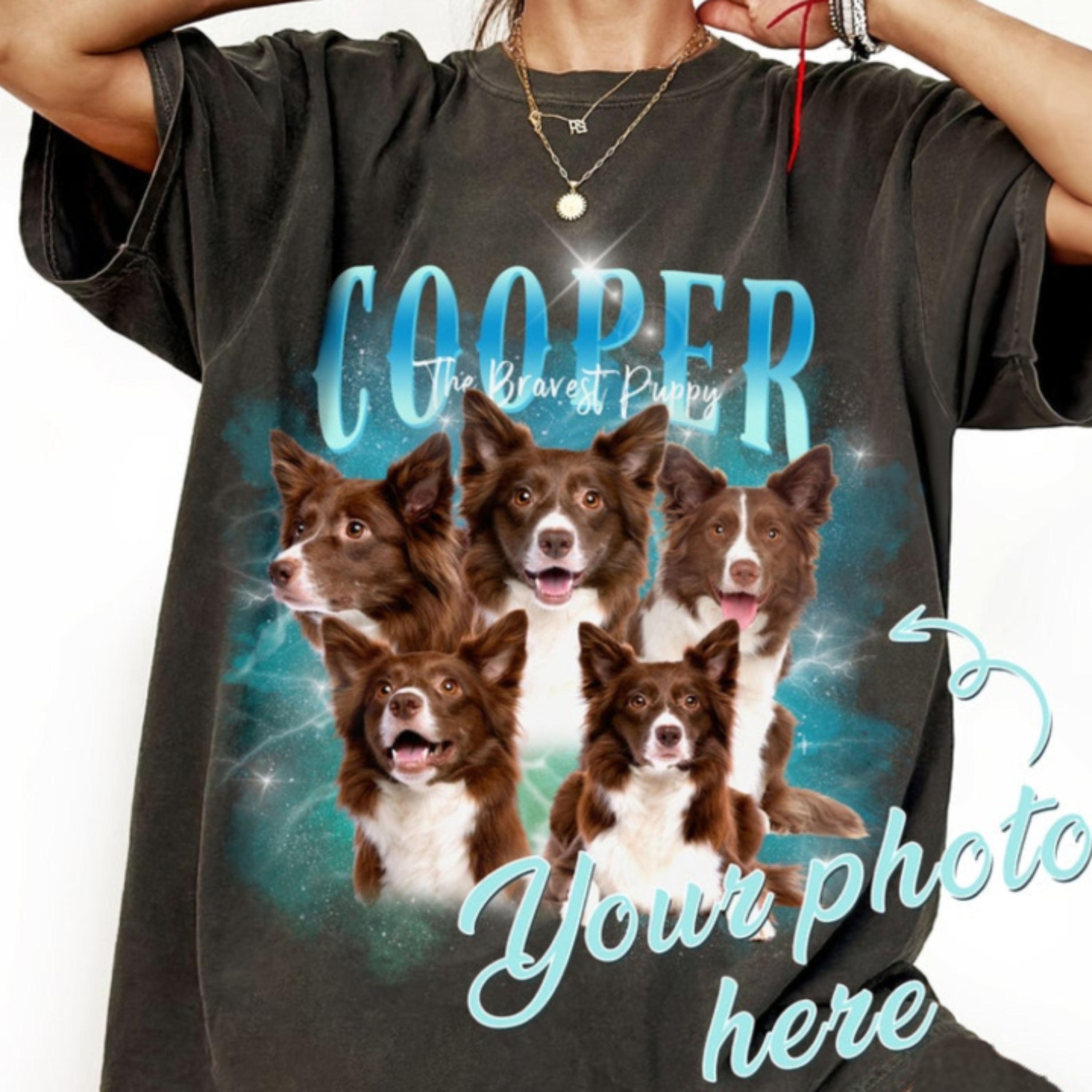 Create Your Custom Pet Bootleg T-Shirt!❤️Express your love, show off your furry friend🤩