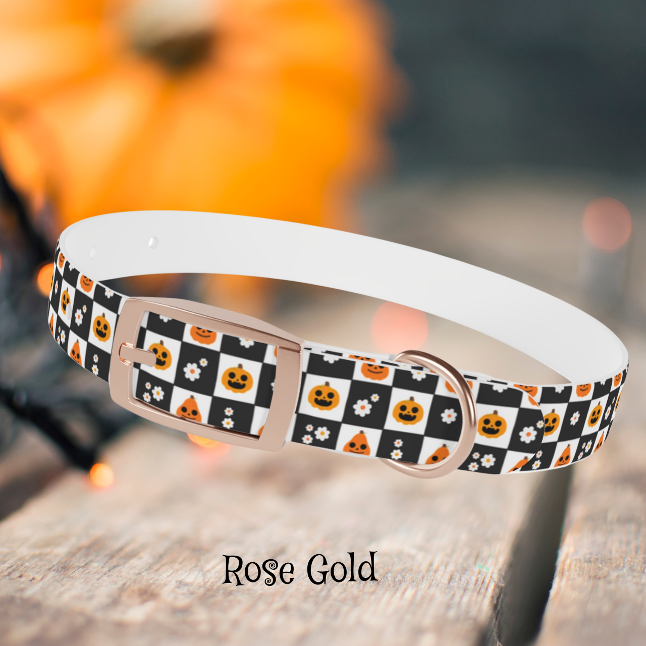 🎃🐕 Black & White Pumpkin Check Halloween Dog Collar – Odor-Proof, Waterproof, & Hypoallergenic! 🖤👻 product thumbnail image 🎃🐕 Black & White Pumpkin Check Halloween Dog Collar – Odor-Proof, Waterproof, & Hypoallergenic! 🖤👻 product thumbnail image