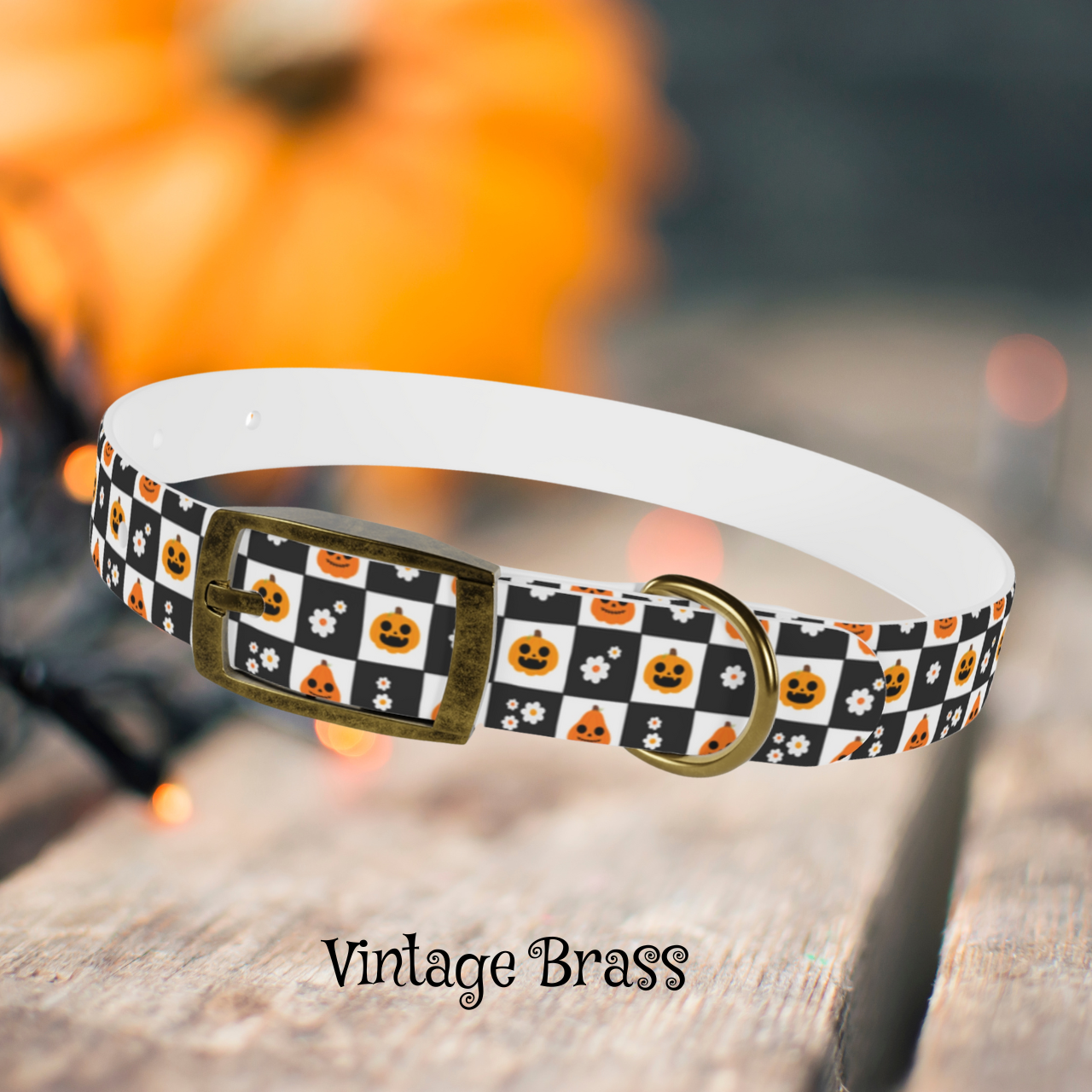 🎃🐕 Black & White Pumpkin Check Halloween Dog Collar – Odor-Proof, Waterproof, & Hypoallergenic! 🖤👻 product thumbnail image 🎃🐕 Black & White Pumpkin Check Halloween Dog Collar – Odor-Proof, Waterproof, & Hypoallergenic! 🖤👻 product thumbnail image