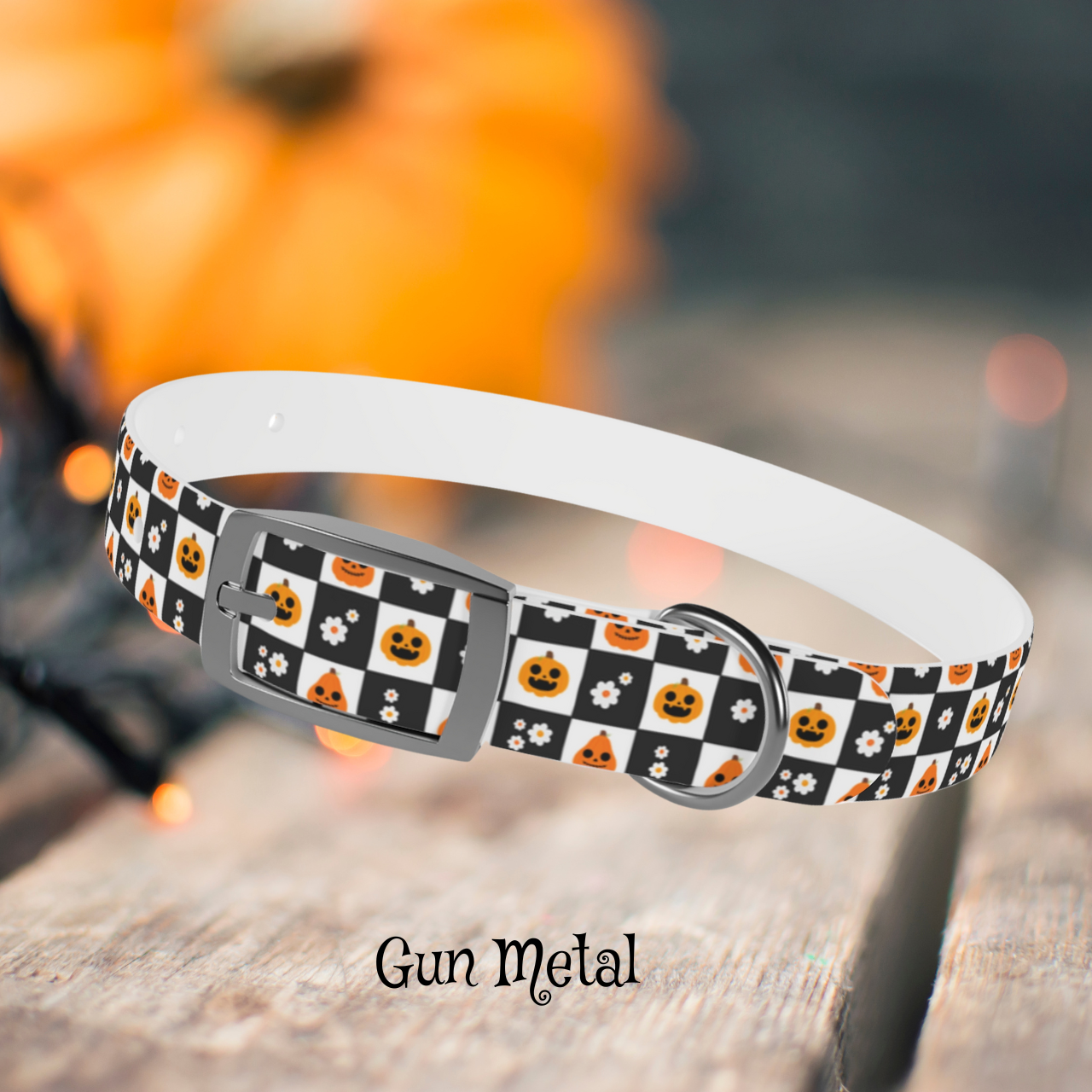 🎃🐕 Black & White Pumpkin Check Halloween Dog Collar – Odor-Proof, Waterproof, & Hypoallergenic! 🖤👻 product thumbnail image 🎃🐕 Black & White Pumpkin Check Halloween Dog Collar – Odor-Proof, Waterproof, & Hypoallergenic! 🖤👻 product thumbnail image