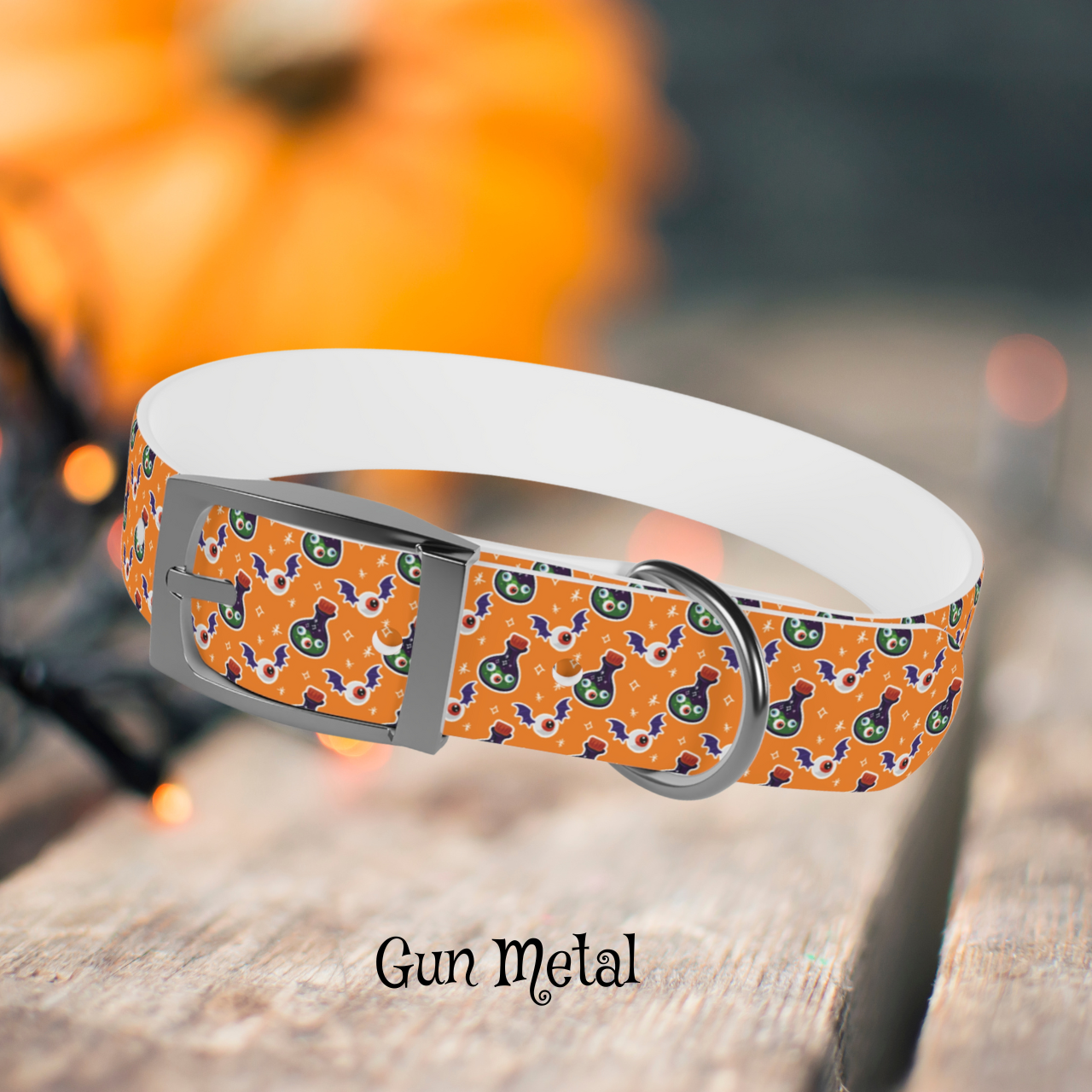 🎃 Potions and Notions Halloween Dog Collar – Customizable, Waterproof, Odor-Proof Pet Collars for Playful Pups 🐾 product thumbnail image 🎃 Potions and Notions Halloween Dog Collar – Customizable, Waterproof, Odor-Proof Pet Collars for Playful Pups 🐾 product thumbnail image