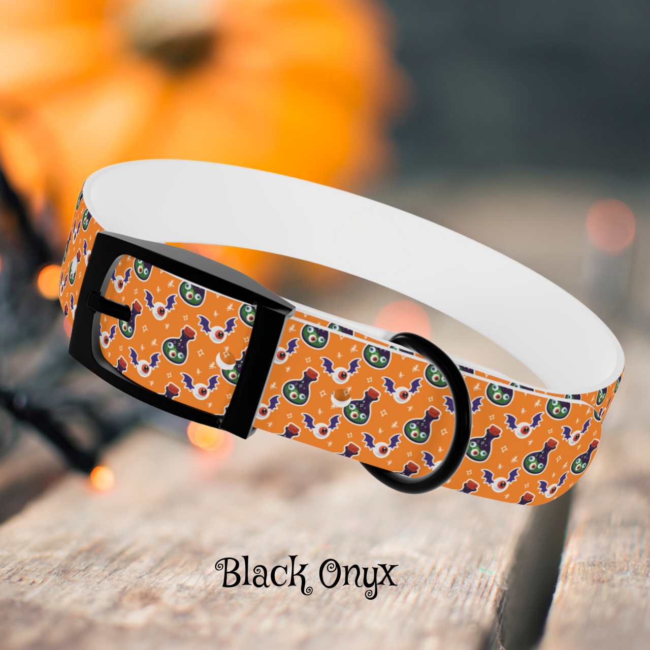 🎃 Potions and Notions Halloween Dog Collar – Customizable, Waterproof, Odor-Proof Pet Collars for Playful Pups 🐾 product thumbnail image 🎃 Potions and Notions Halloween Dog Collar – Customizable, Waterproof, Odor-Proof Pet Collars for Playful Pups 🐾 product thumbnail image