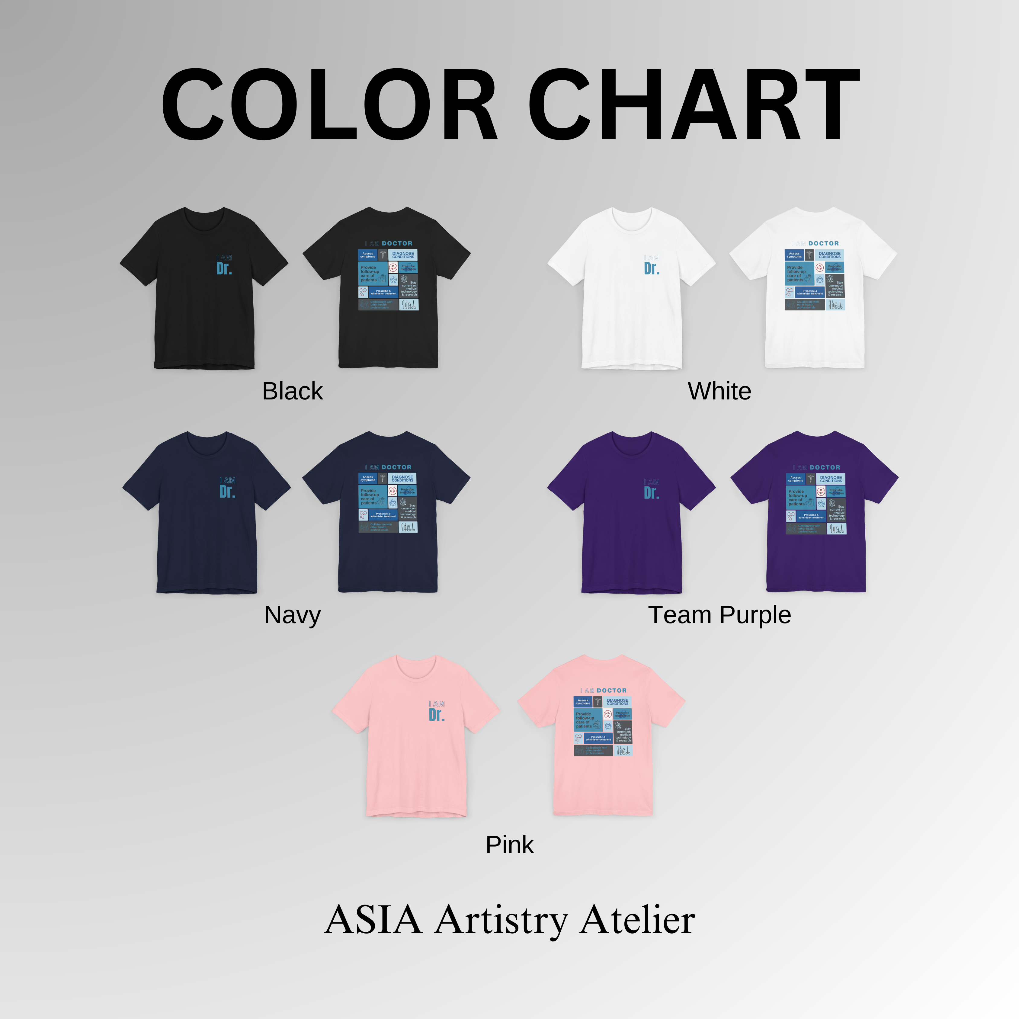 I Am Doctor T-Shirt - Medical Profession Unisex Jersey Cotton product thumbnail image