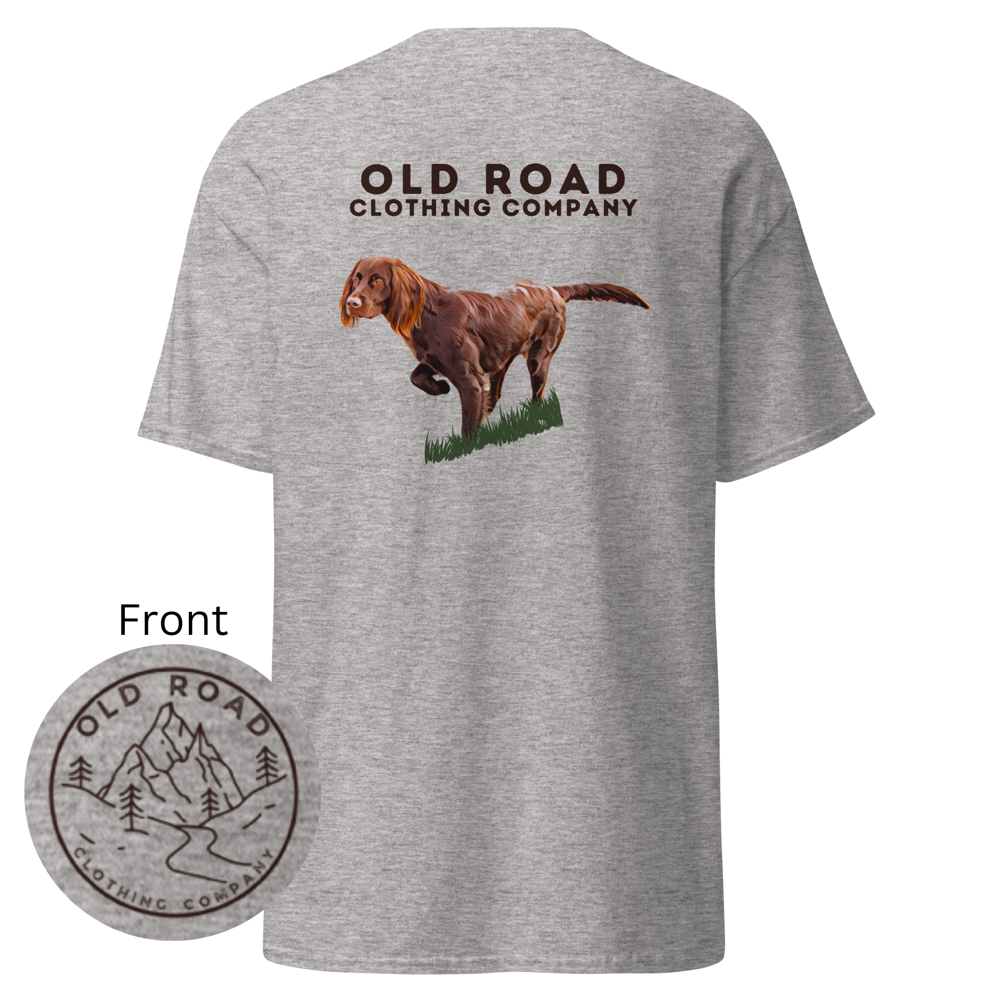Brittany Dog Pointing | Working Brittany Spaniel Dog T Shirt | Pheasant Hunting T Shirt | Upland Hunting T Shirt | Mens Hunting T Shirt | Bird Hunting T Shirt product thumbnail image Brittany Dog Pointing | Working Brittany Spaniel Dog T Shirt | Pheasant Hunting T Shirt | Upland Hunting T Shirt | Mens Hunting T Shirt | Bird Hunting T Shirt product thumbnail image