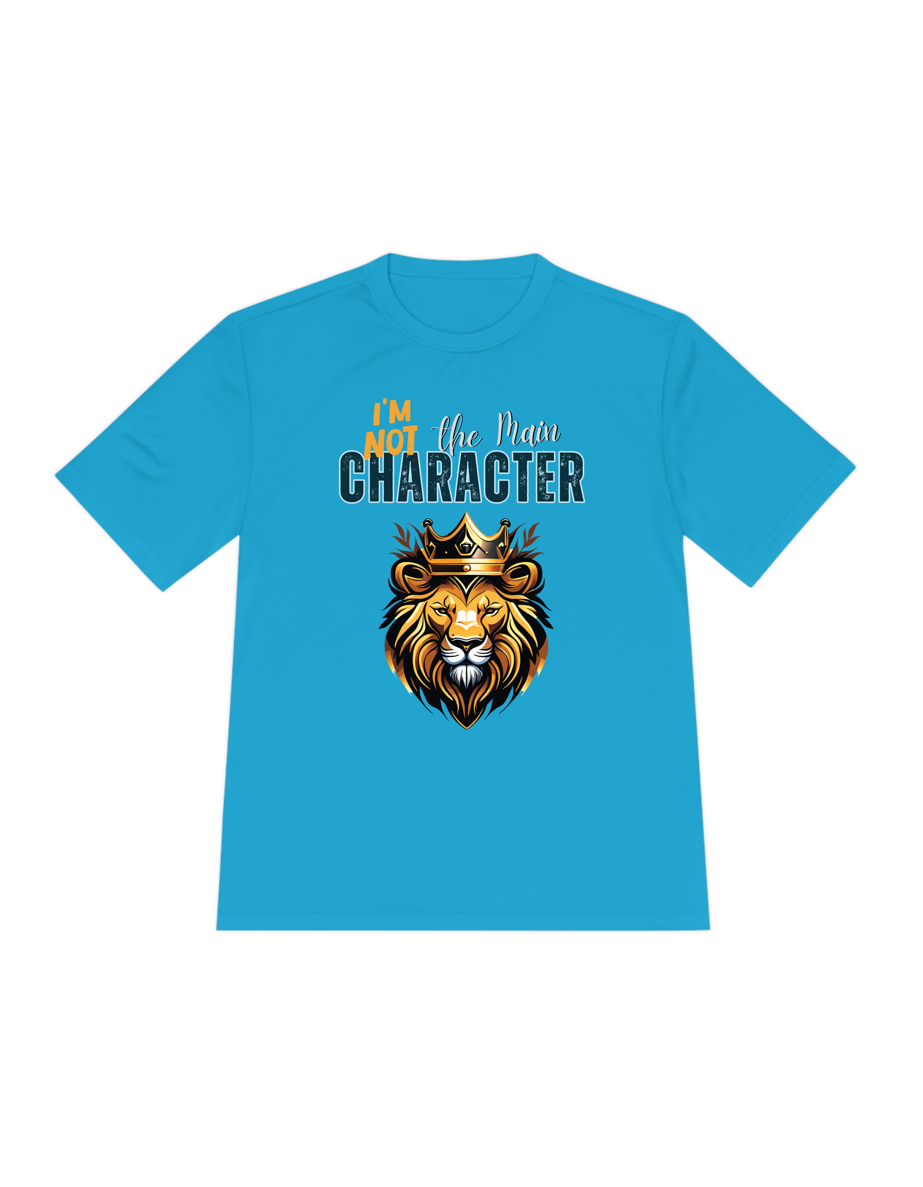 Not the Main Character Unisex Moisture Wicking Tee product thumbnail image Not the Main Character Unisex Moisture Wicking Tee product thumbnail image