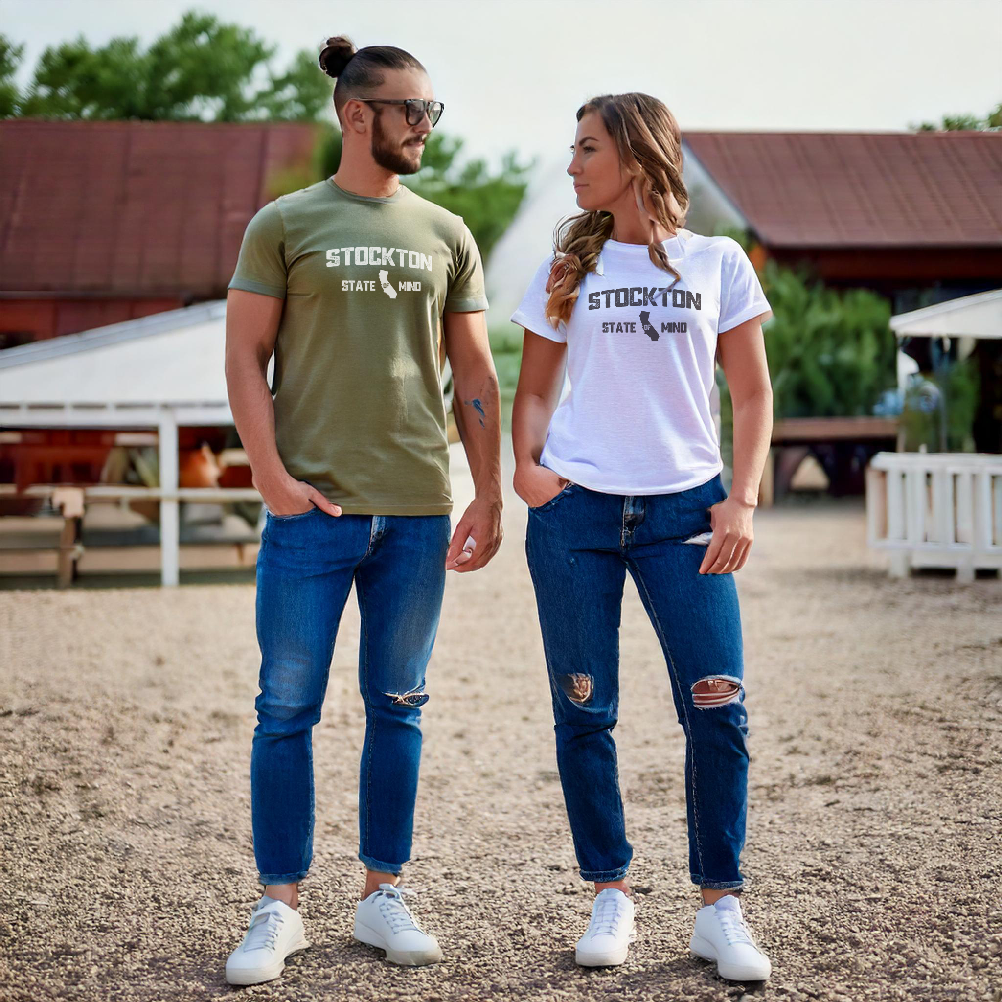 Stockton State Of Mind Vintage T-Shirt product thumbnail image