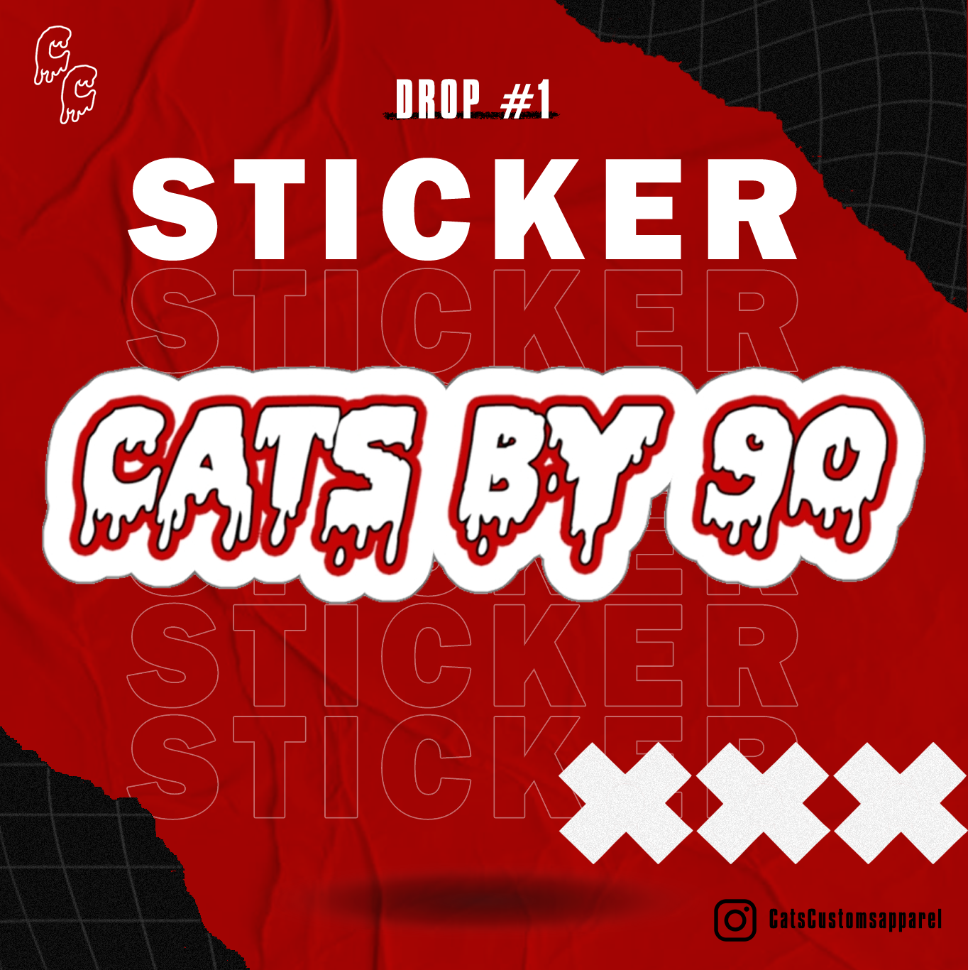 Cats by 90 Sticker product thumbnail image Cats by 90 Sticker product thumbnail image