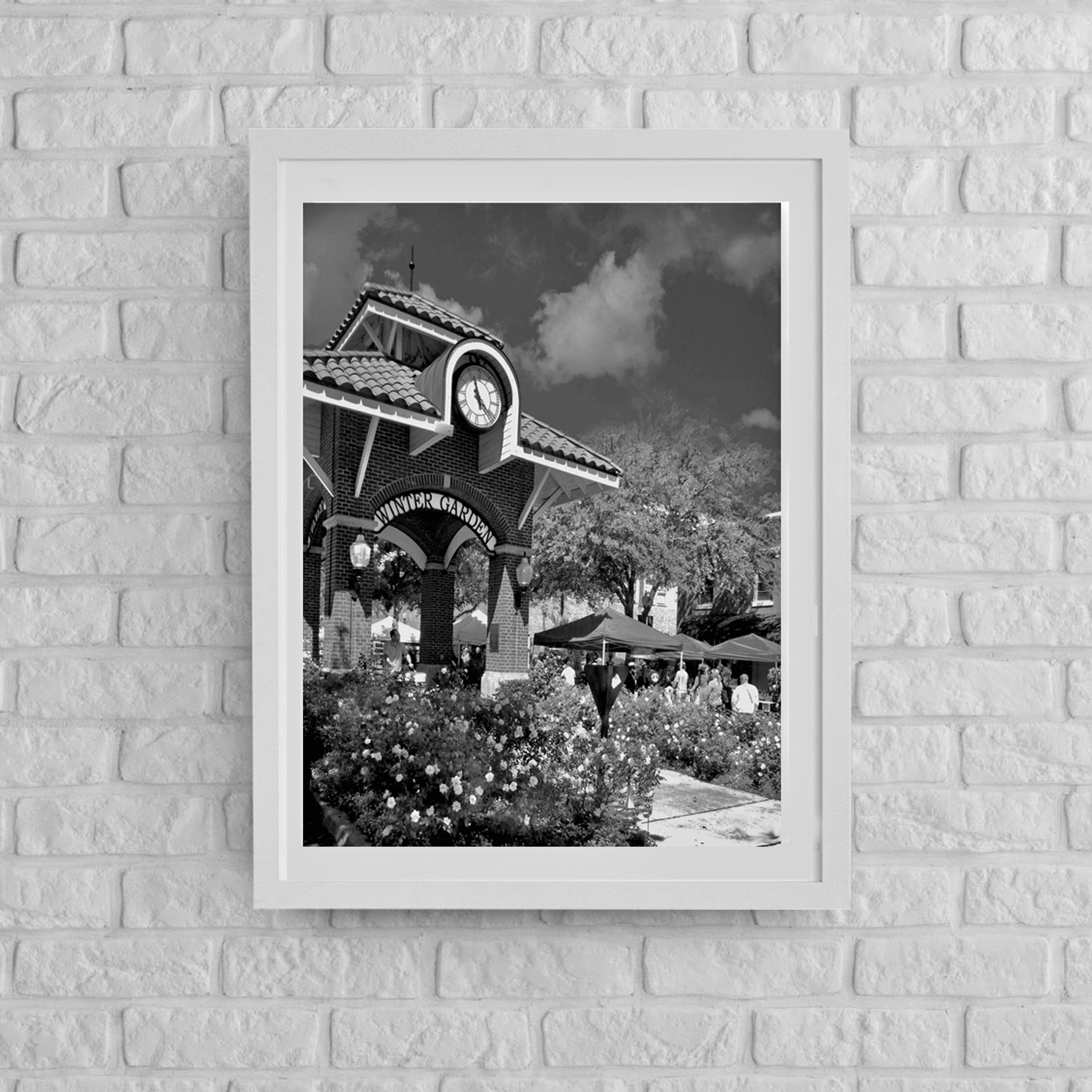 Print of Winter Garden's Clock Tower Print of Winter Garden's Clock Tower