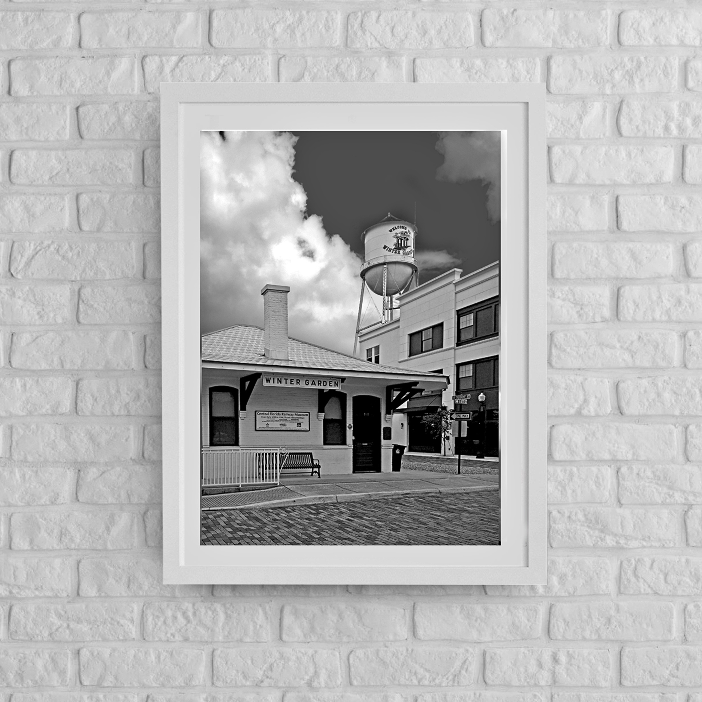 Print of the Winter Garden Depot Print of the Winter Garden Depot