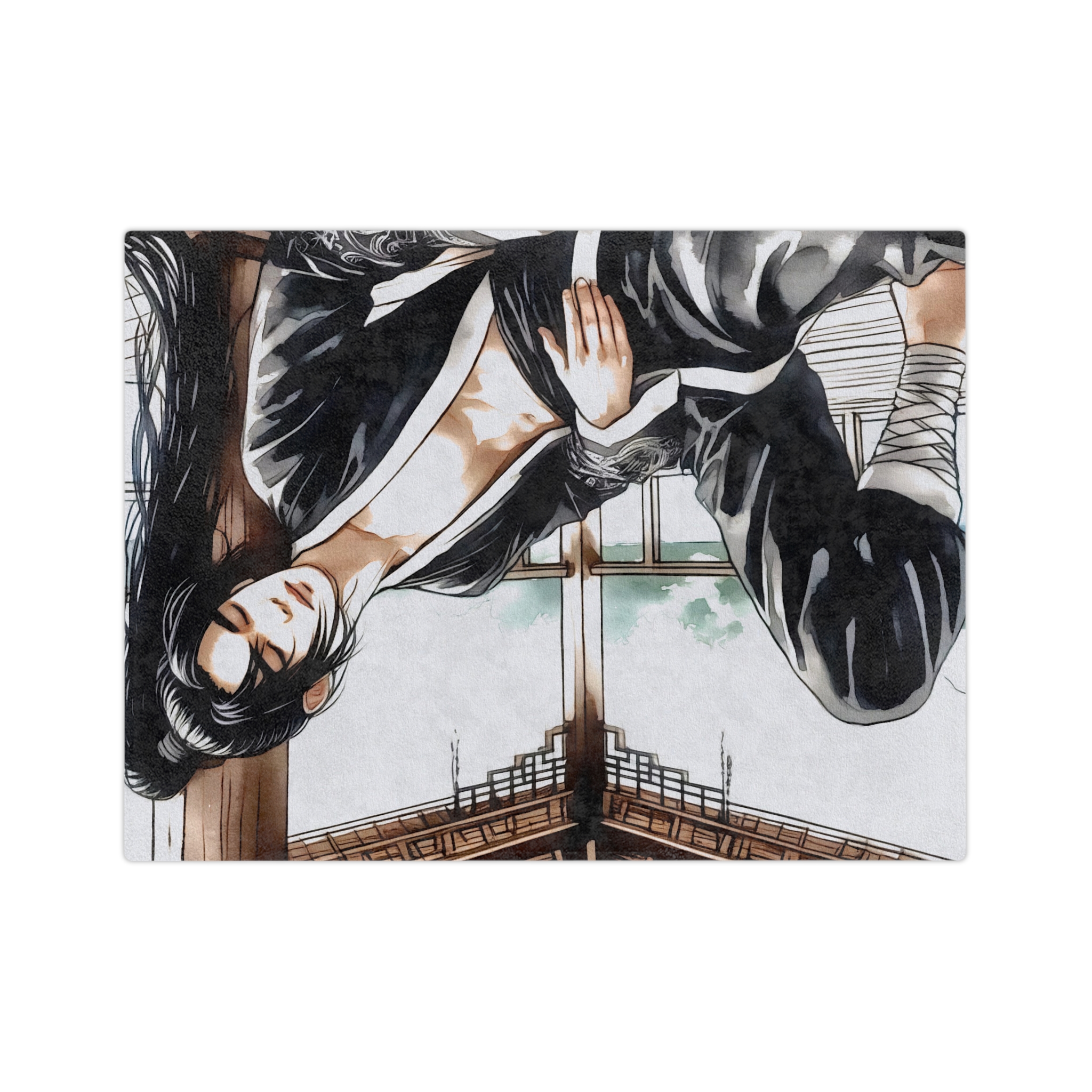 sleeping hero - velveteen microfiber throw product thumbnail image