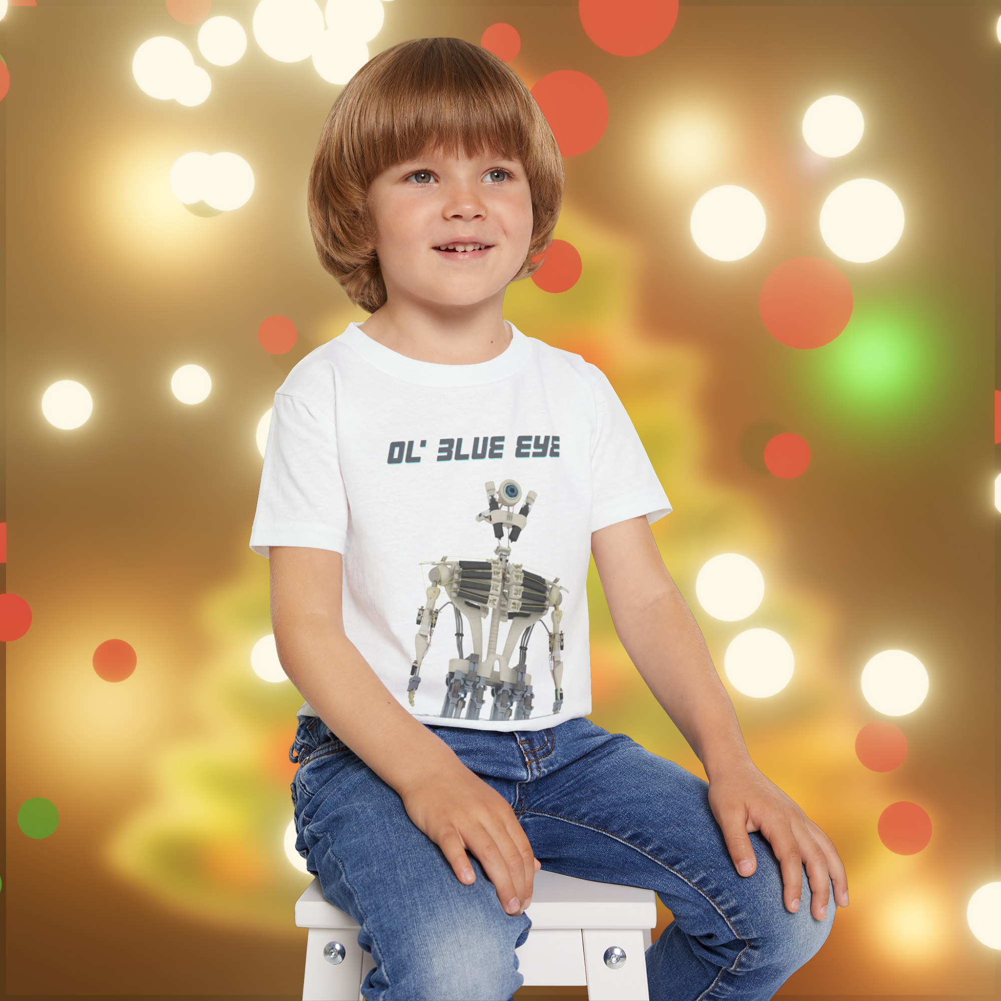 Ol' Blue Eye Robot Toddler T-shirt product thumbnail image Ol' Blue Eye Robot Toddler T-shirt product thumbnail image
