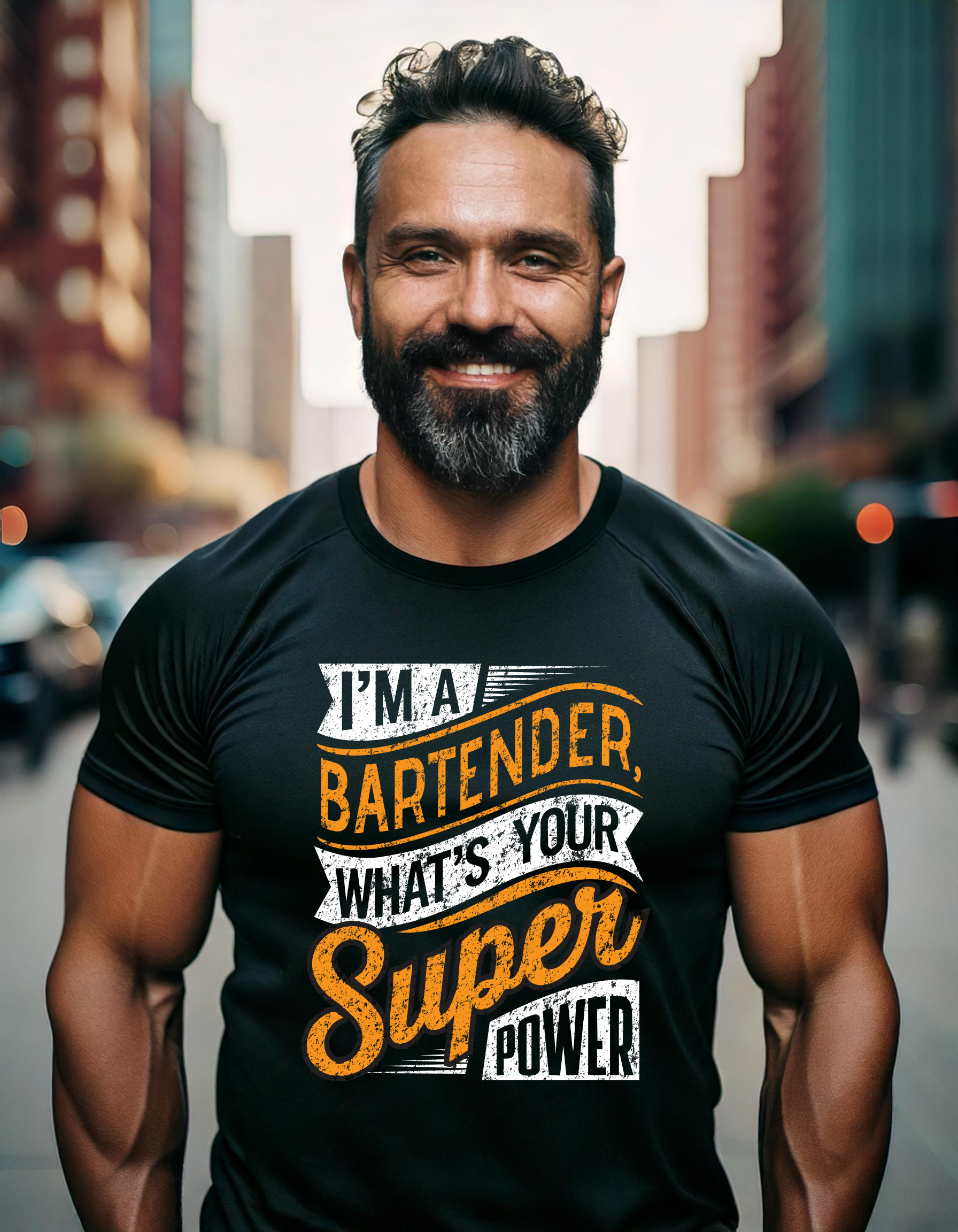 "I'm a Bartender, What's Your Superpower?" T-Shirt