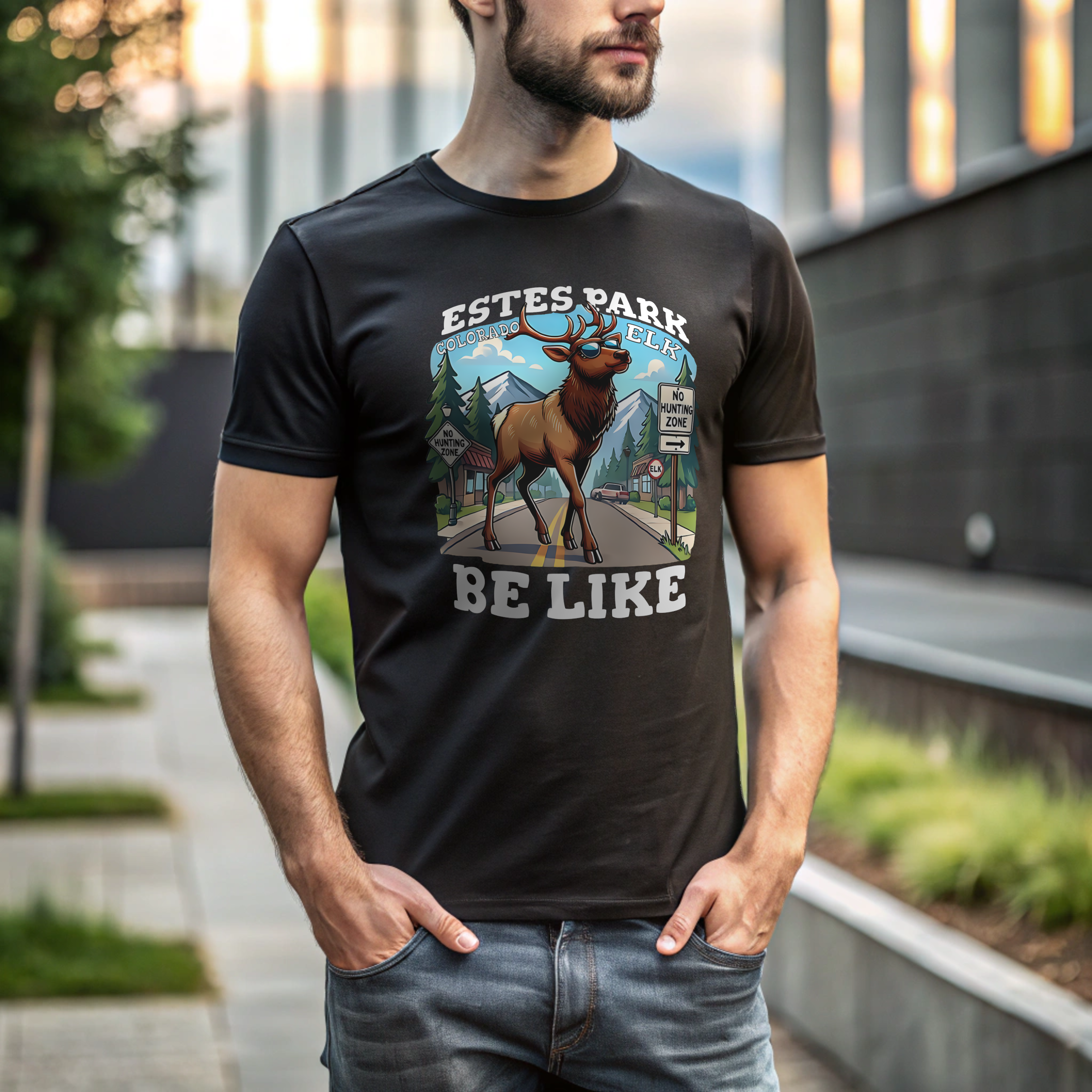 Funny Elite Elk Cartoon in Estes Park, Colorado product thumbnail image Funny Elite Elk Cartoon in Estes Park, Colorado product thumbnail image