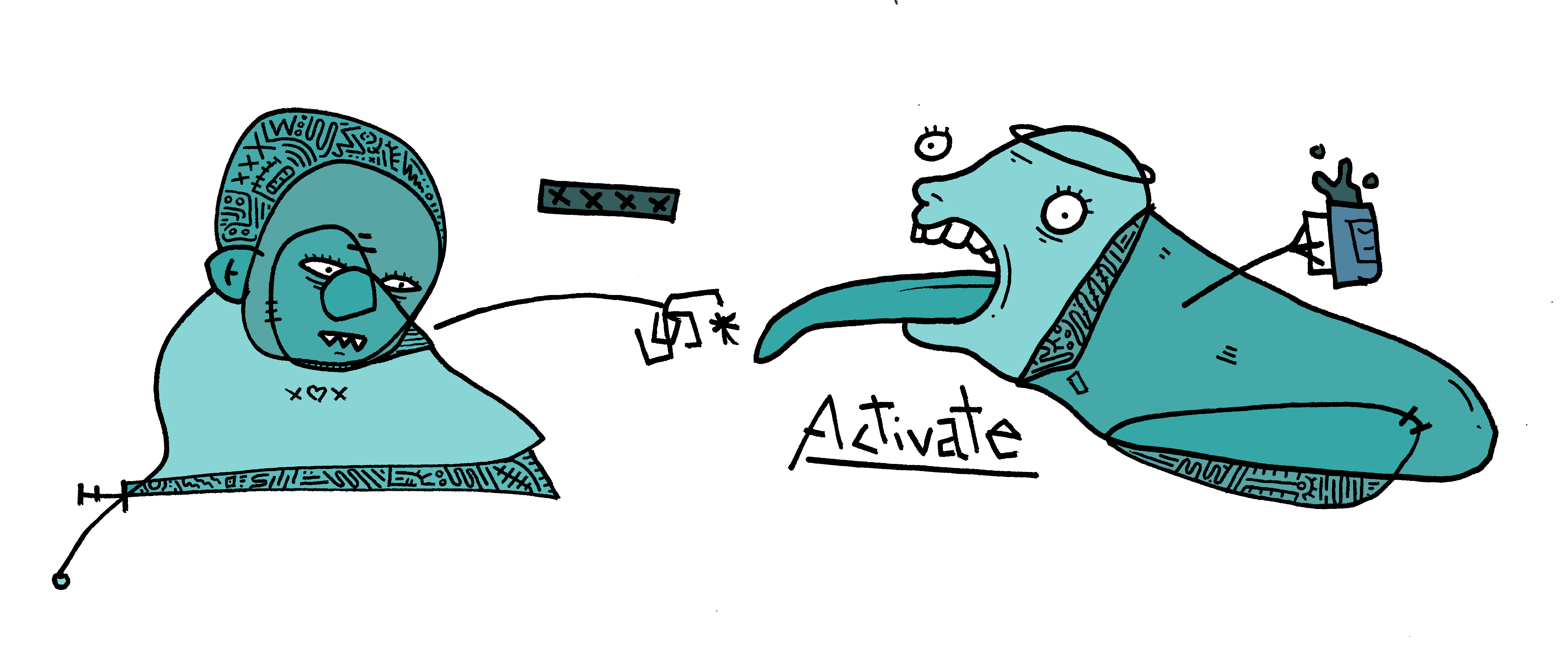Ceramic Mug (Activate teal) product thumbnail image