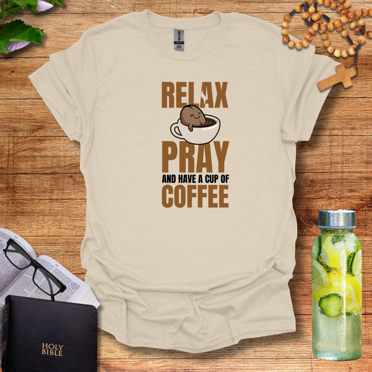 Relax Pray And Have A Cup Of Coffee product thumbnail image Relax Pray And Have A Cup Of Coffee product thumbnail image
