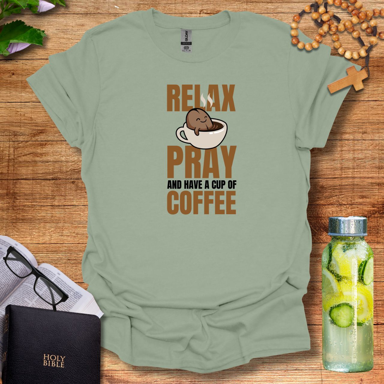 Relax Pray And Have A Cup Of Coffee product thumbnail image Relax Pray And Have A Cup Of Coffee product thumbnail image