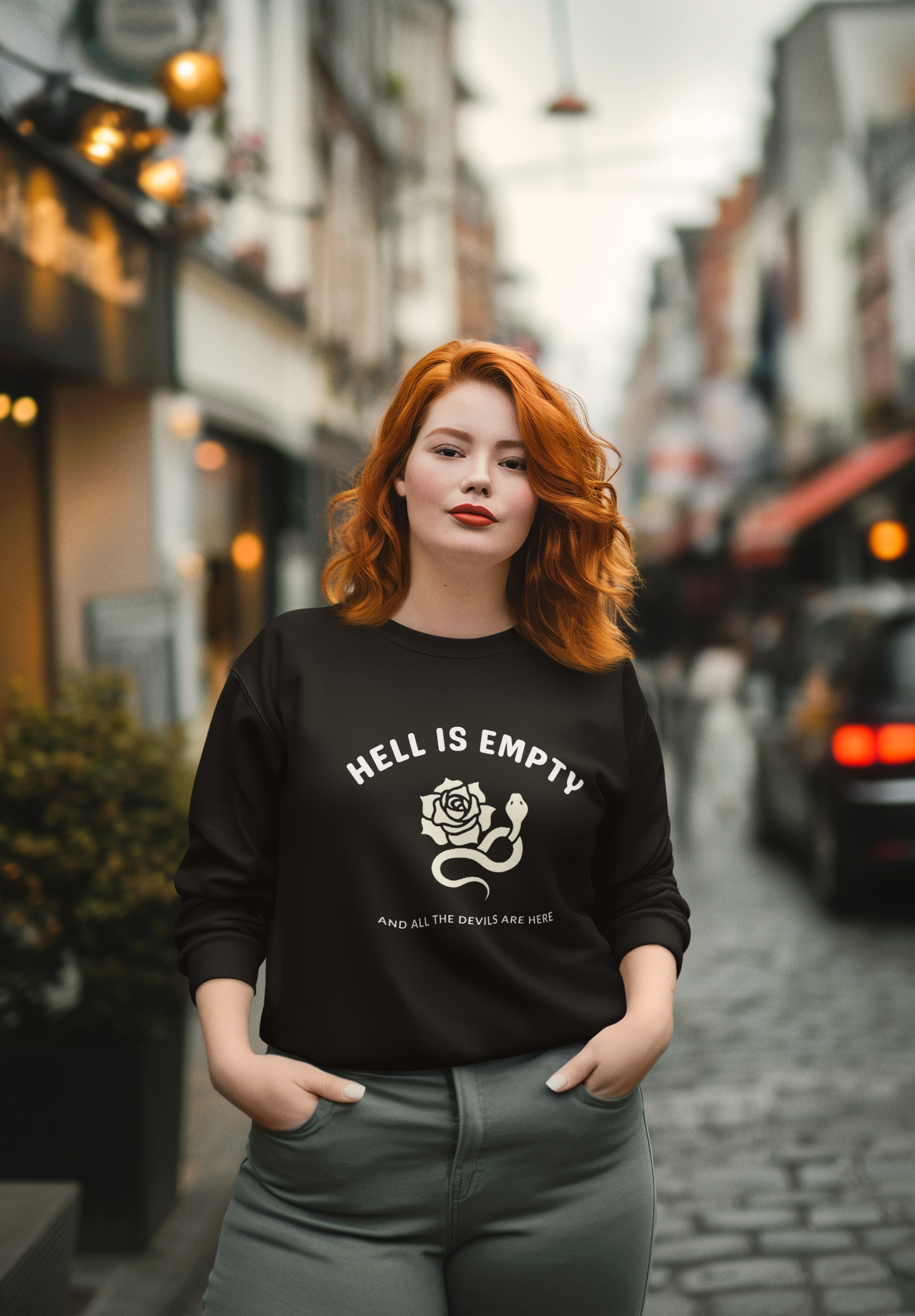  Hell is Empty and All the Devils Are Here Crewneck Sweatshirt 