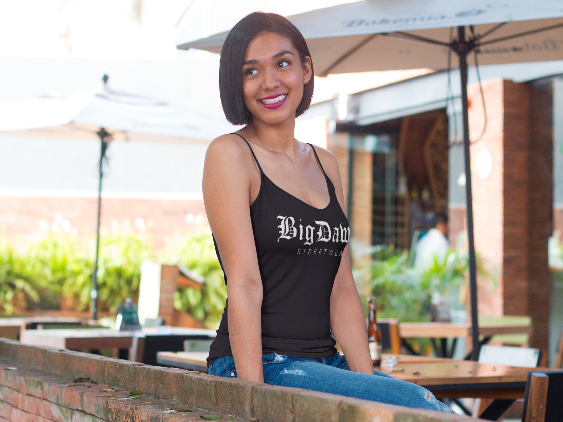 Big Dawgz Streetwear Women's Spaghetti Strap product thumbnail image Big Dawgz Streetwear Women's Spaghetti Strap product thumbnail image