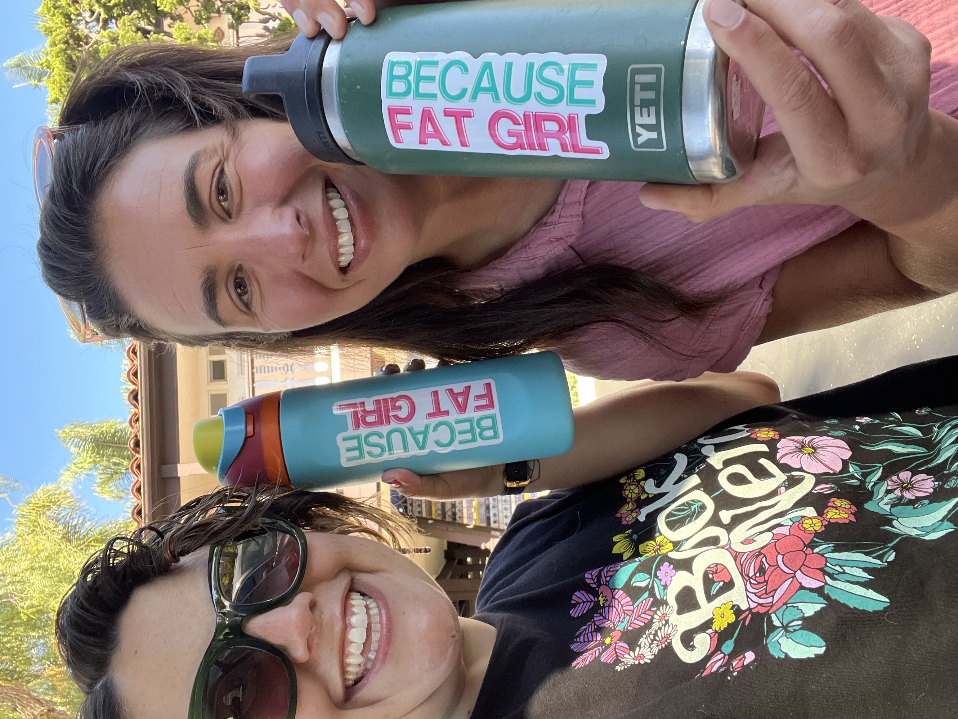 BECAUSE FAT GIRL Kiss-Cut Vinyl Decal Stickers product thumbnail image BECAUSE FAT GIRL Kiss-Cut Vinyl Decal Stickers product thumbnail image