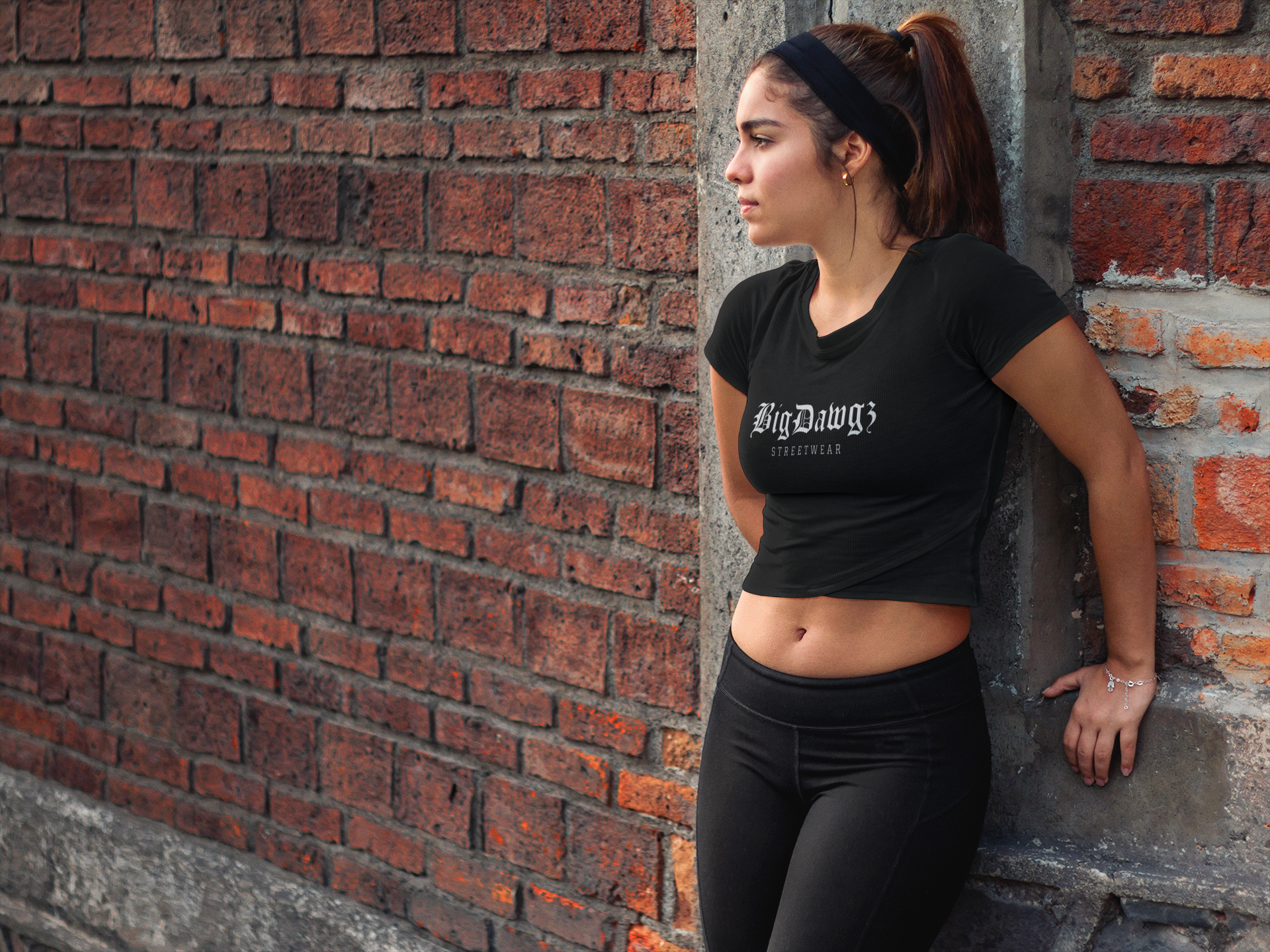 Big Dawgz Streetwear Women's Baby Tee product thumbnail image