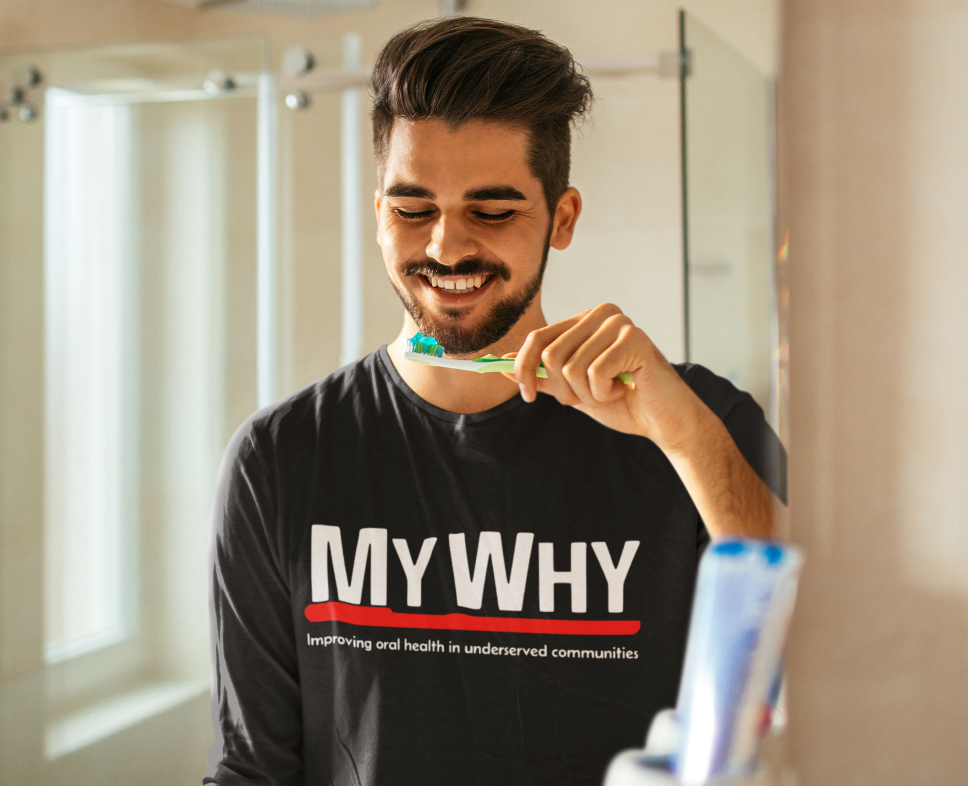 MY WHY Unisex Jersey Long Sleeve Tee product thumbnail image