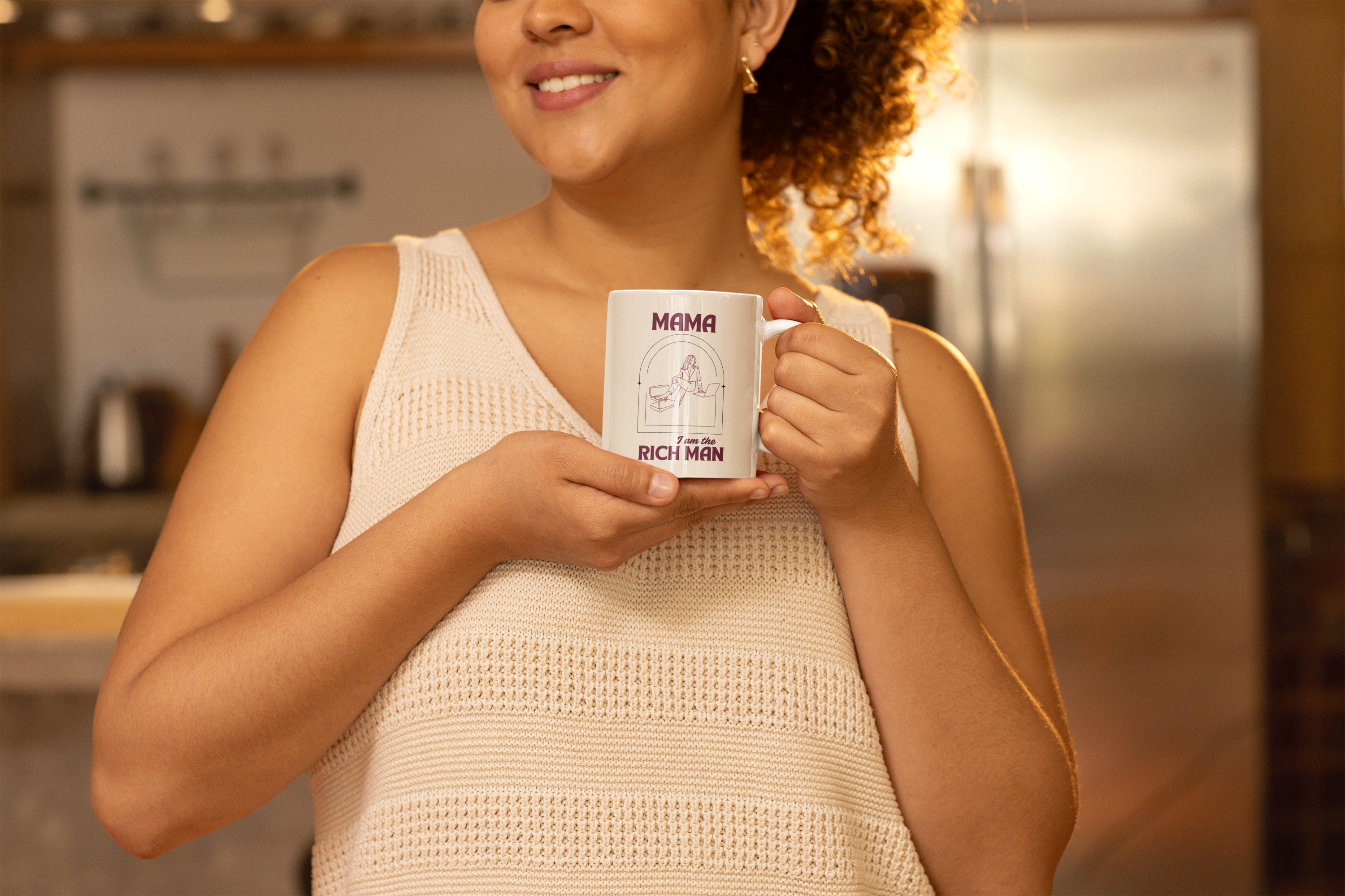 Mama I Am the Rich Man Mug - Elegant Coffee Mug for Women product thumbnail image Mama I Am the Rich Man Mug - Elegant Coffee Mug for Women product thumbnail image