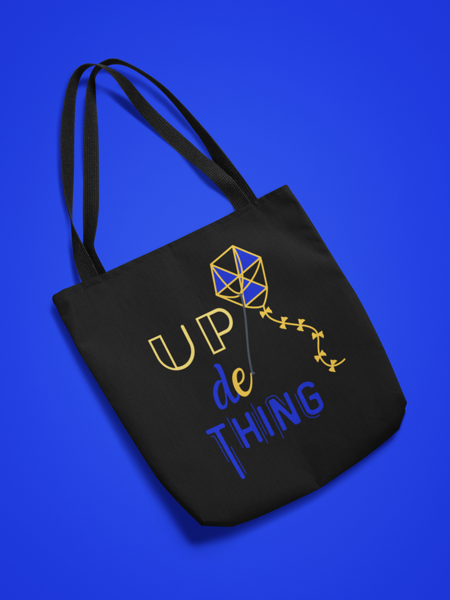 Up De Thing BARBADOS Tote Bag - Available in Three Sizes 13 x 13, 16 x 16, 18 x 18 with 5 Handle Colour Options, Double Sided Design product thumbnail image