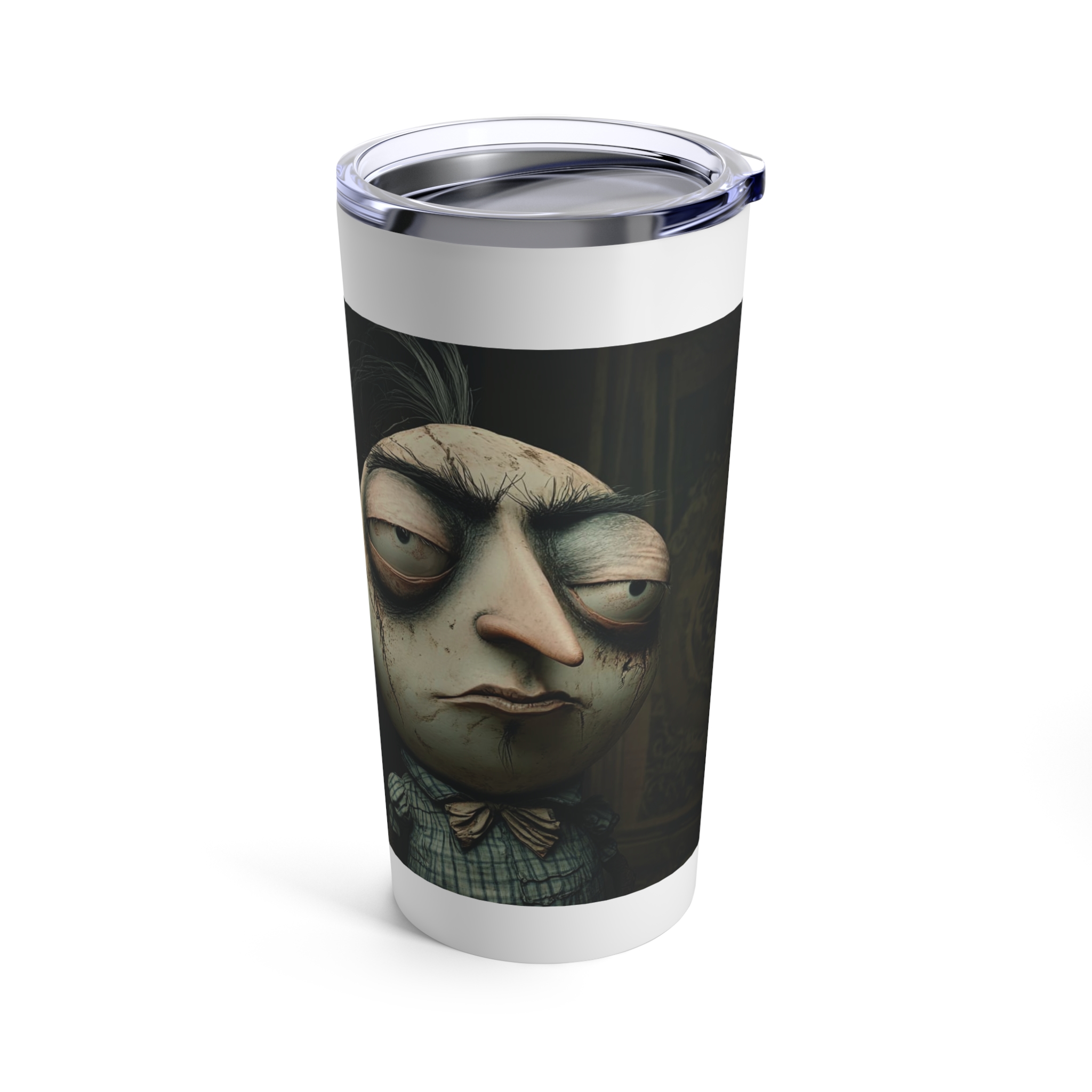 Tumbler 20oz - Thin Veil Obscura: Max, Travel Mug, Ghostly Design, Coffee Cup, Halloween Tumbler, Unique Gift