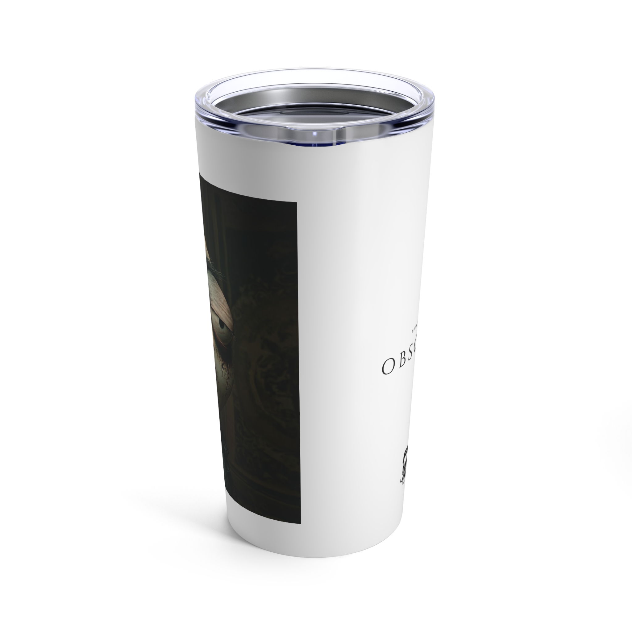 Tumbler 20oz - Thin Veil Obscura: Max, Travel Mug, Ghostly Design, Coffee Cup, Halloween Tumbler, Unique Gift product thumbnail image