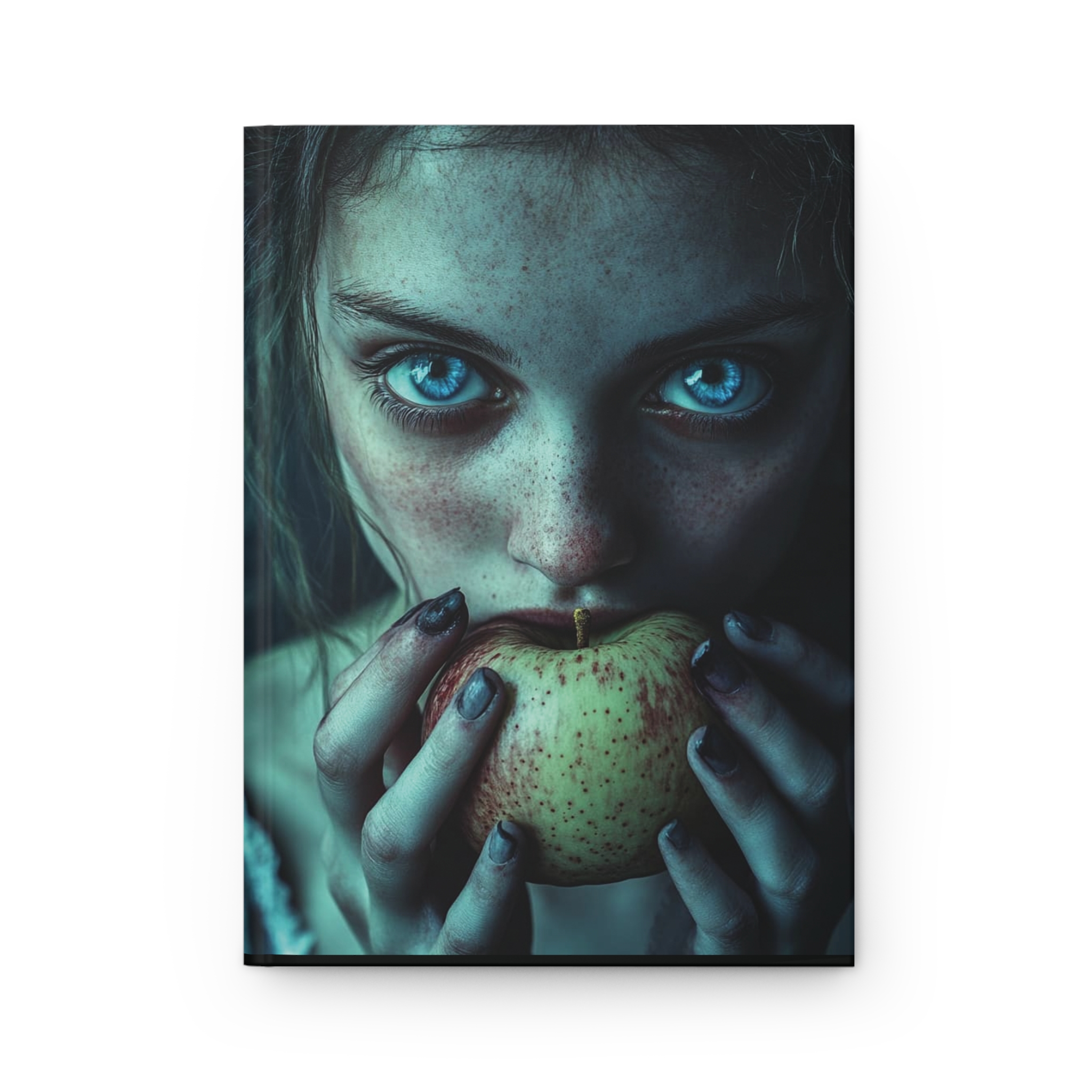 Hardcover Journal Matte, Thin Veil Obscura Collection works of CM Lisbony: EVE and the forbidden apple, diary notebook sketchbook planner product thumbnail image
