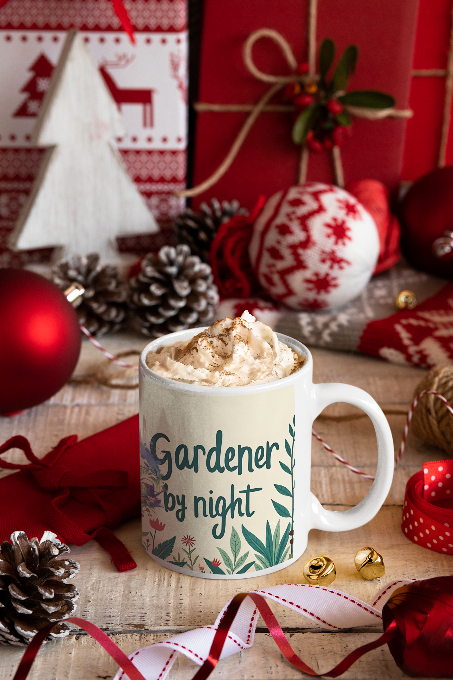 Teach by Day, Garden by Night – The Perfect Mug for Passionate Educators ,Ceramic Mug, (11oz, 15oz) product thumbnail image