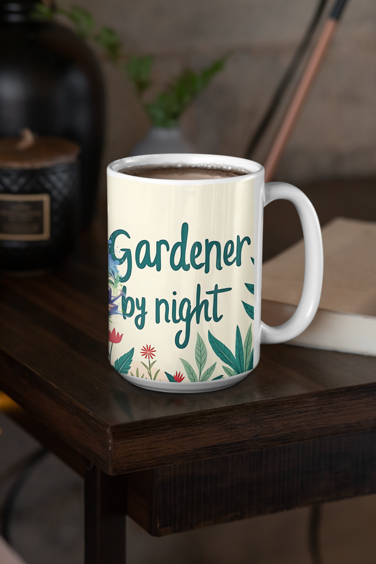 Teach by Day, Garden by Night – The Perfect Mug for Passionate Educators ,Ceramic Mug, (11oz, 15oz) product thumbnail image
