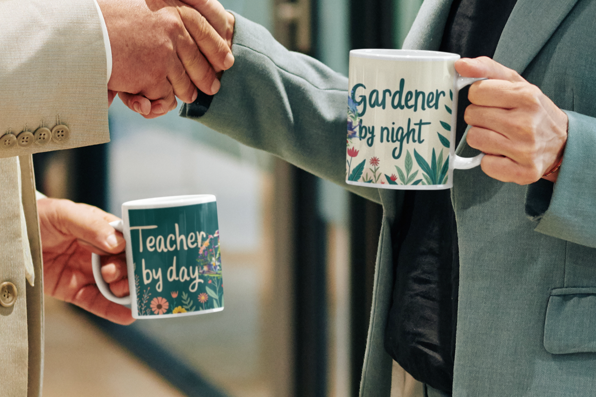 Teach by Day, Garden by Night – The Perfect Mug for Passionate Educators ,Ceramic Mug, (11oz, 15oz) product thumbnail image