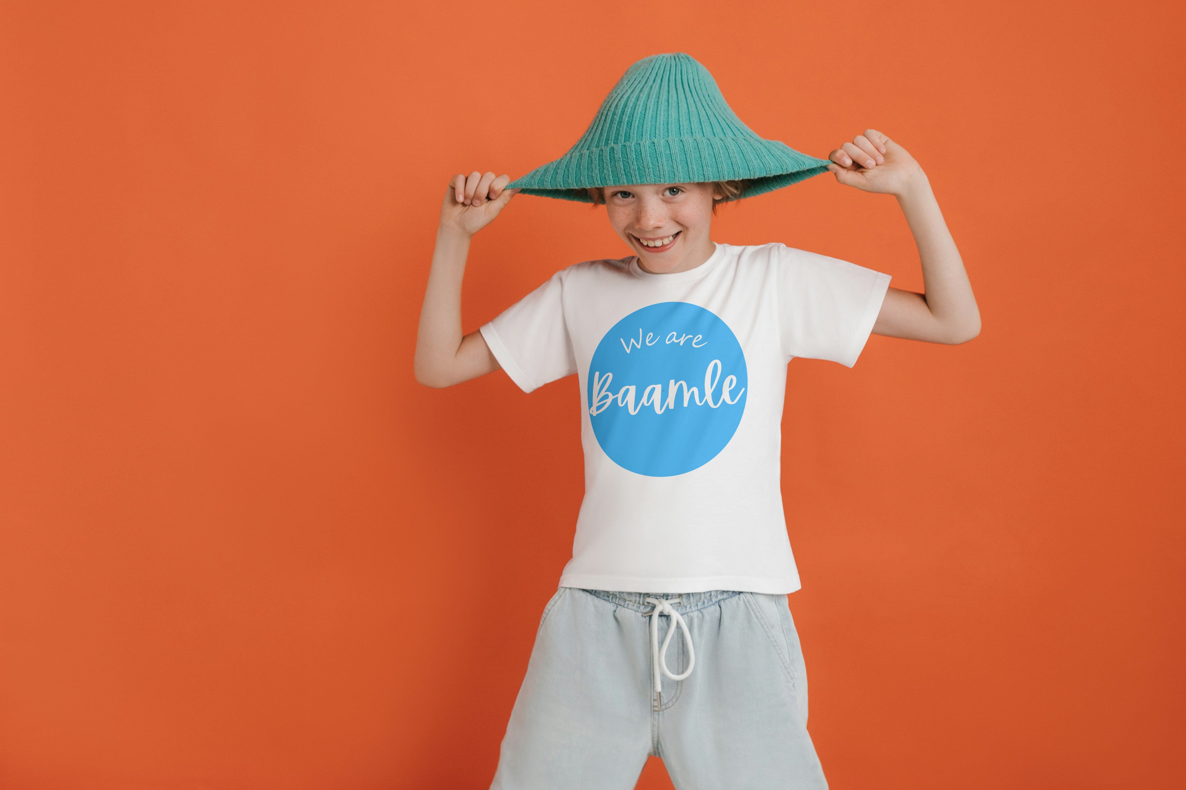 Unisex kids We are Baamle  t-shirt