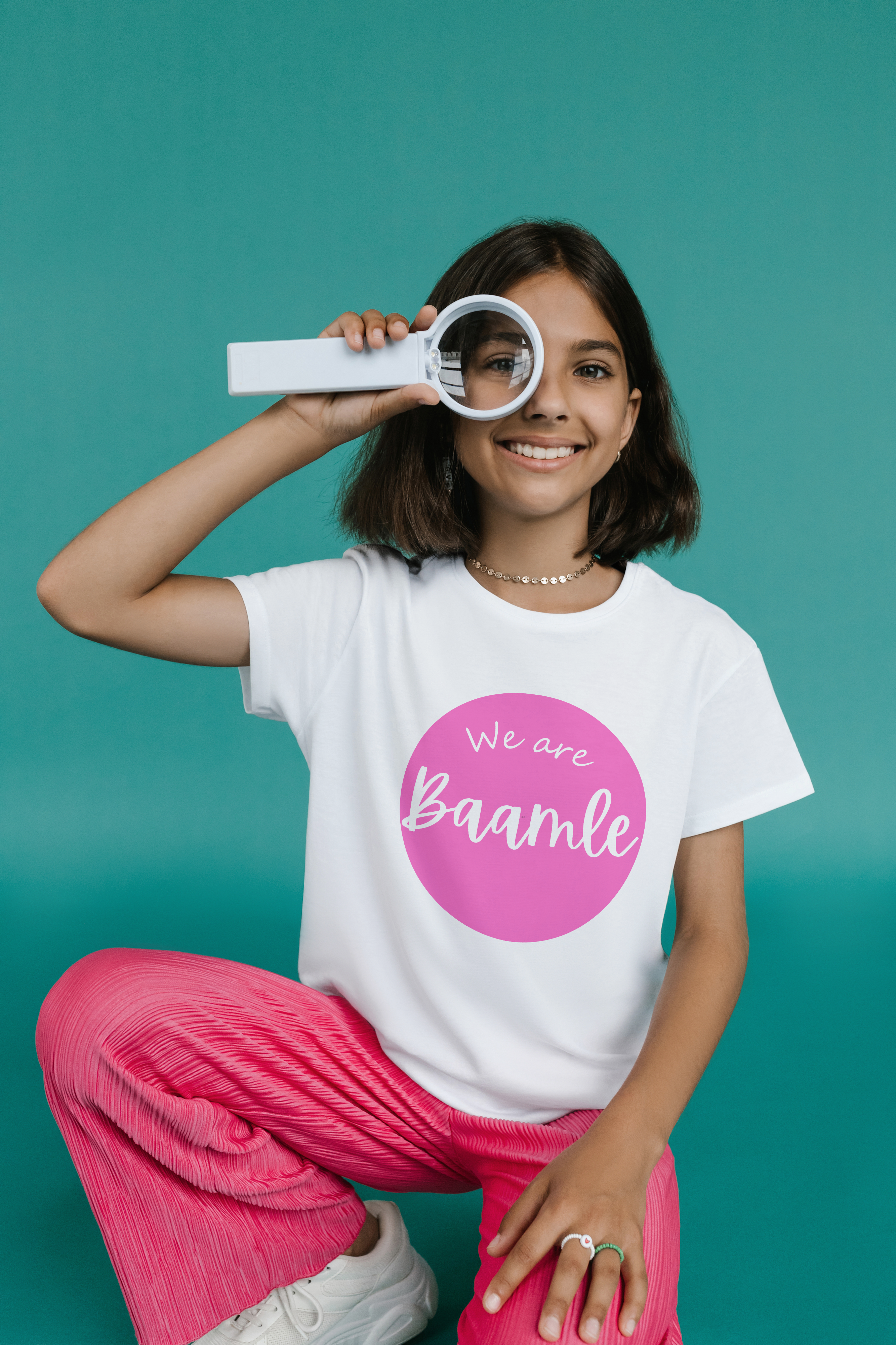 Unisex kids We are Baamle  t-shirt