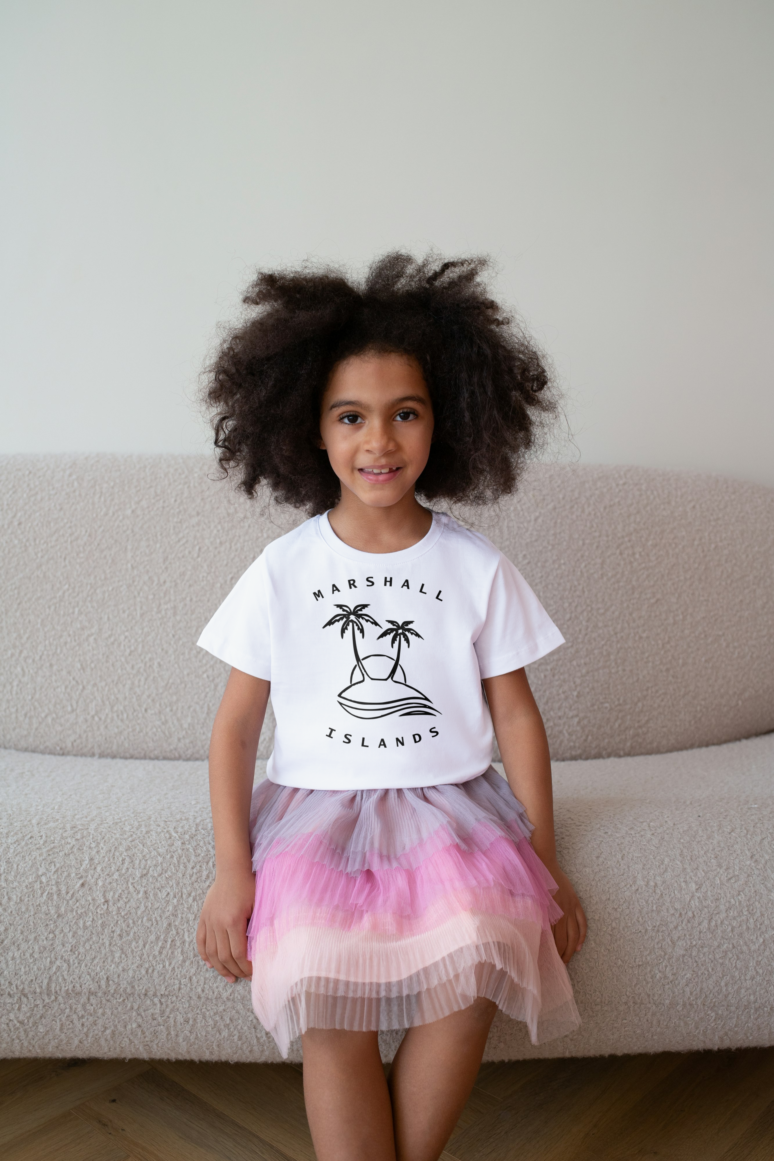 Unisex Kids Marshall Islands sketch Tee product thumbnail image Unisex Kids Marshall Islands sketch Tee product thumbnail image