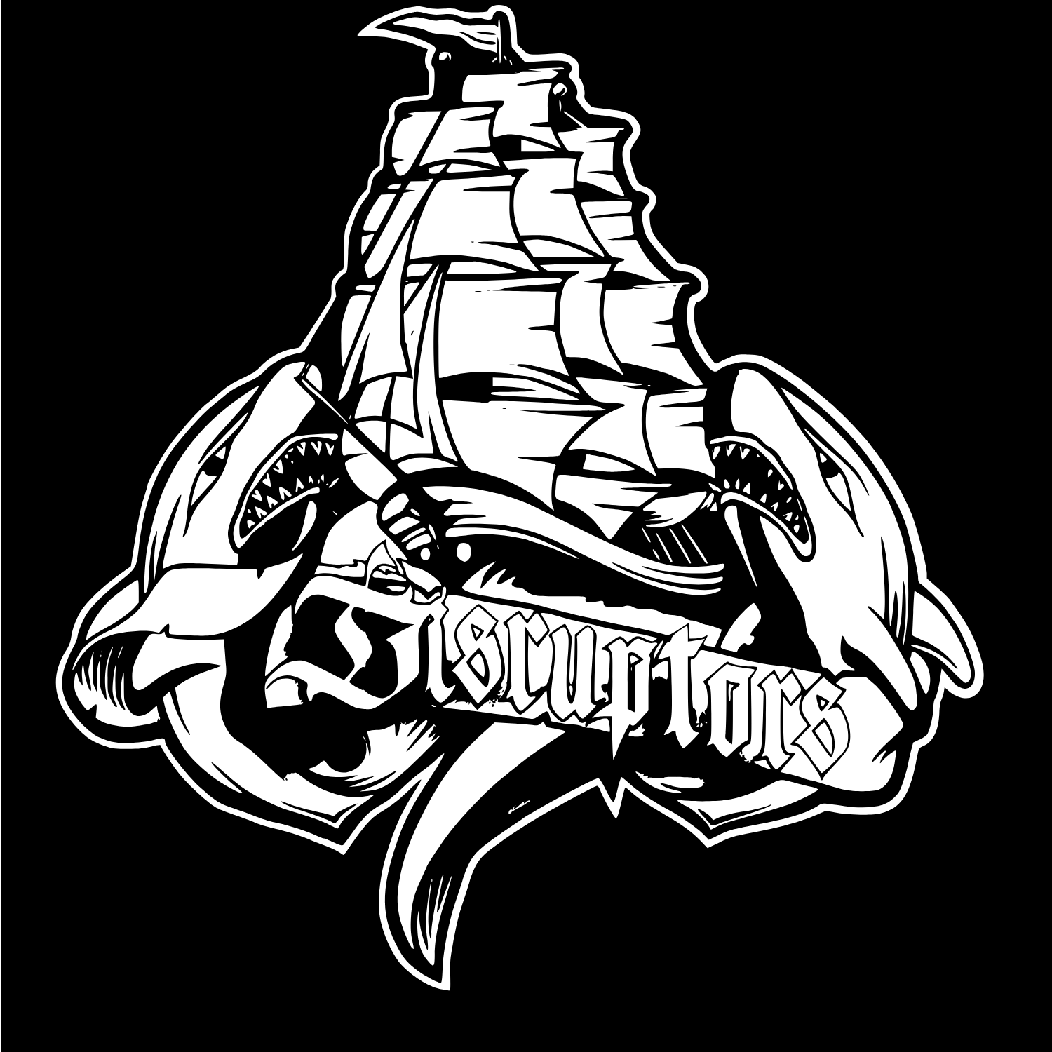 Ship and Sharks (soft-style short sleeve) Ship and Sharks (soft-style short sleeve)