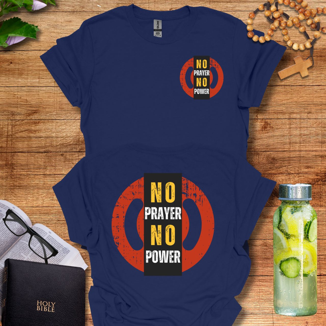 No Prayer No Power Fr & Bk product thumbnail image No Prayer No Power Fr & Bk product thumbnail image