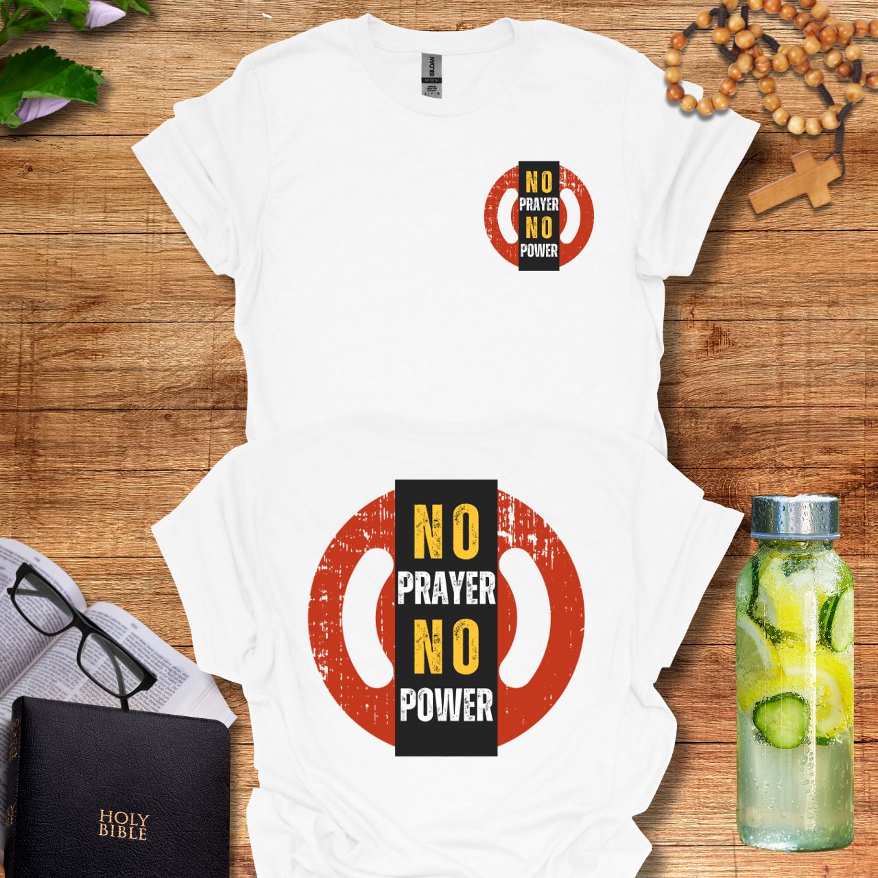 No Prayer No Power Fr & Bk product thumbnail image No Prayer No Power Fr & Bk product thumbnail image