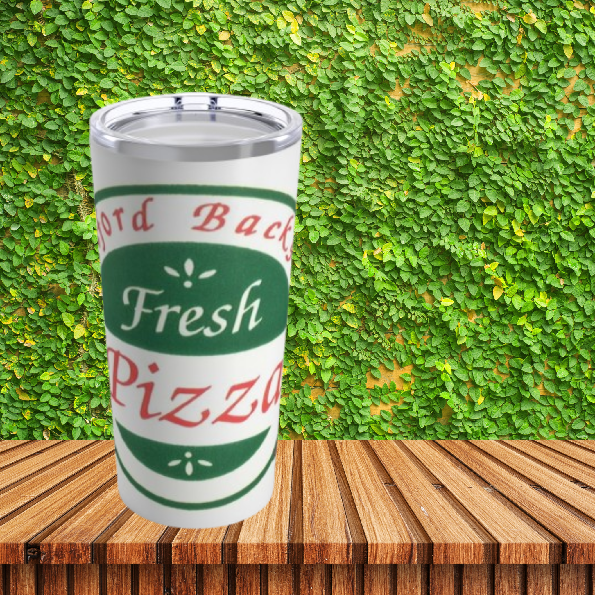 Spratford Backyard pizza Tumbler 20oz product thumbnail image Spratford Backyard pizza Tumbler 20oz product thumbnail image