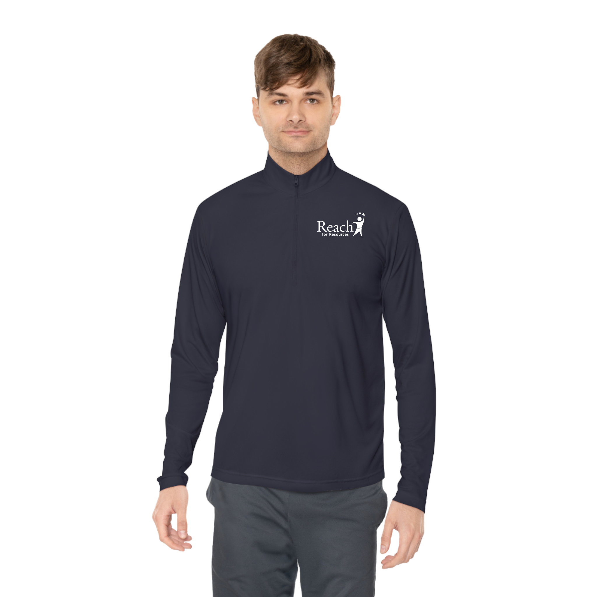 Reach - Quarter-Zip Pullover (Unisex) product thumbnail image Reach - Quarter-Zip Pullover (Unisex) product thumbnail image